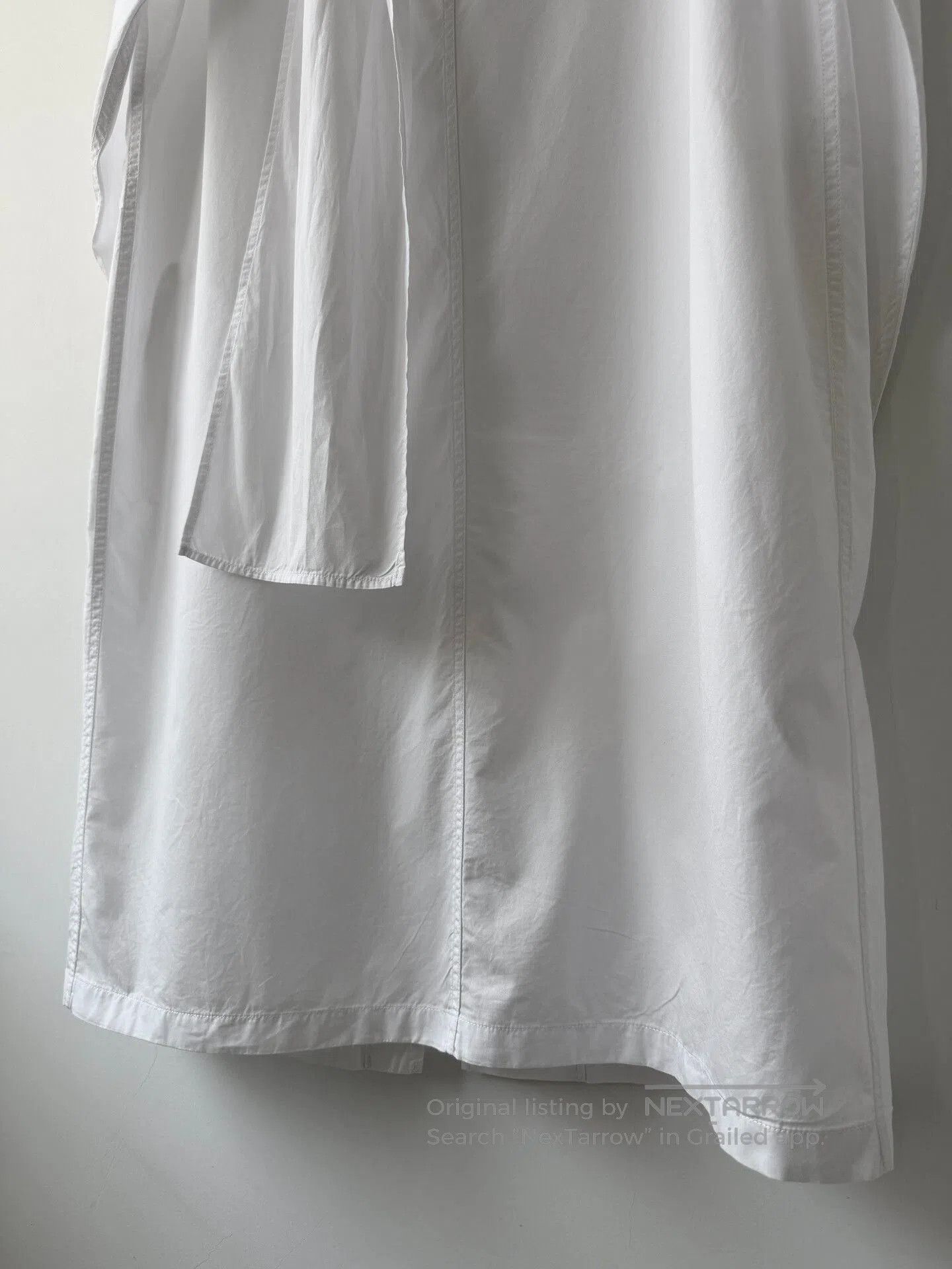 Yohji Yamamoto Yohji Yamamoto Pour Homme 19SS Floating Collar Long Coat. Size US XL / EU 56 / 4 - 8 Thumbnail