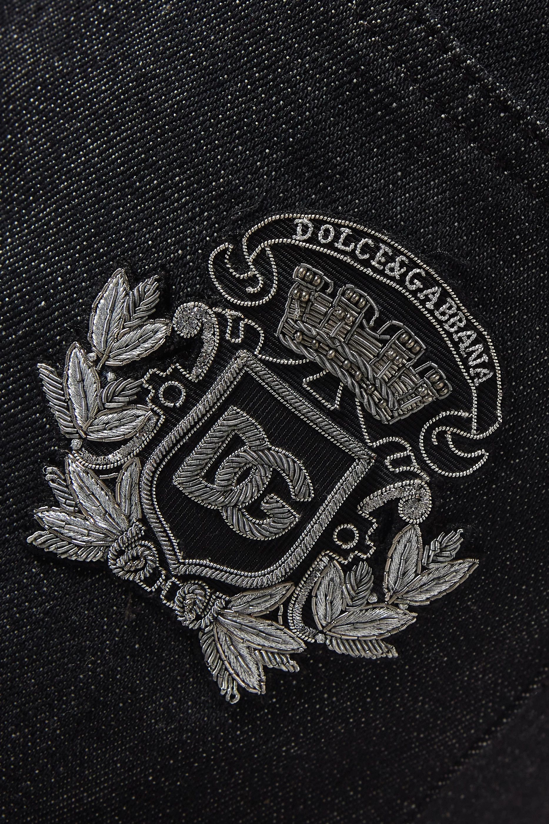Dolce & Gabbana o1y0125 Logo Jeans in Black Size US 42 / EU 58 - 4 Thumbnail