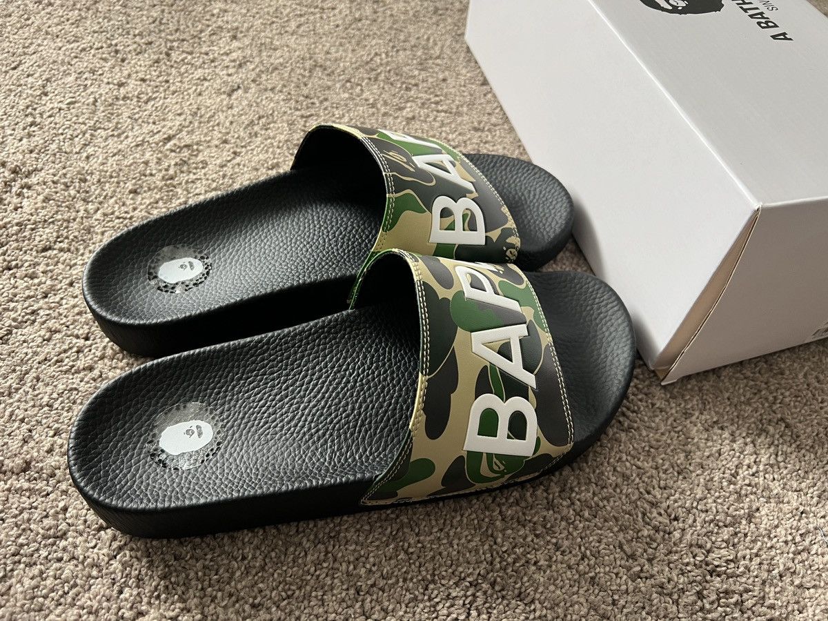 Bape ABC Camo Slides Size US 8 / EU 41 - 4 Thumbnail