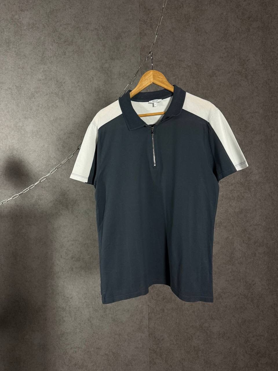 Reiss Reiss designer zip polo tee Size US L / EU 52-54 / 3 - 1 Thumbnail