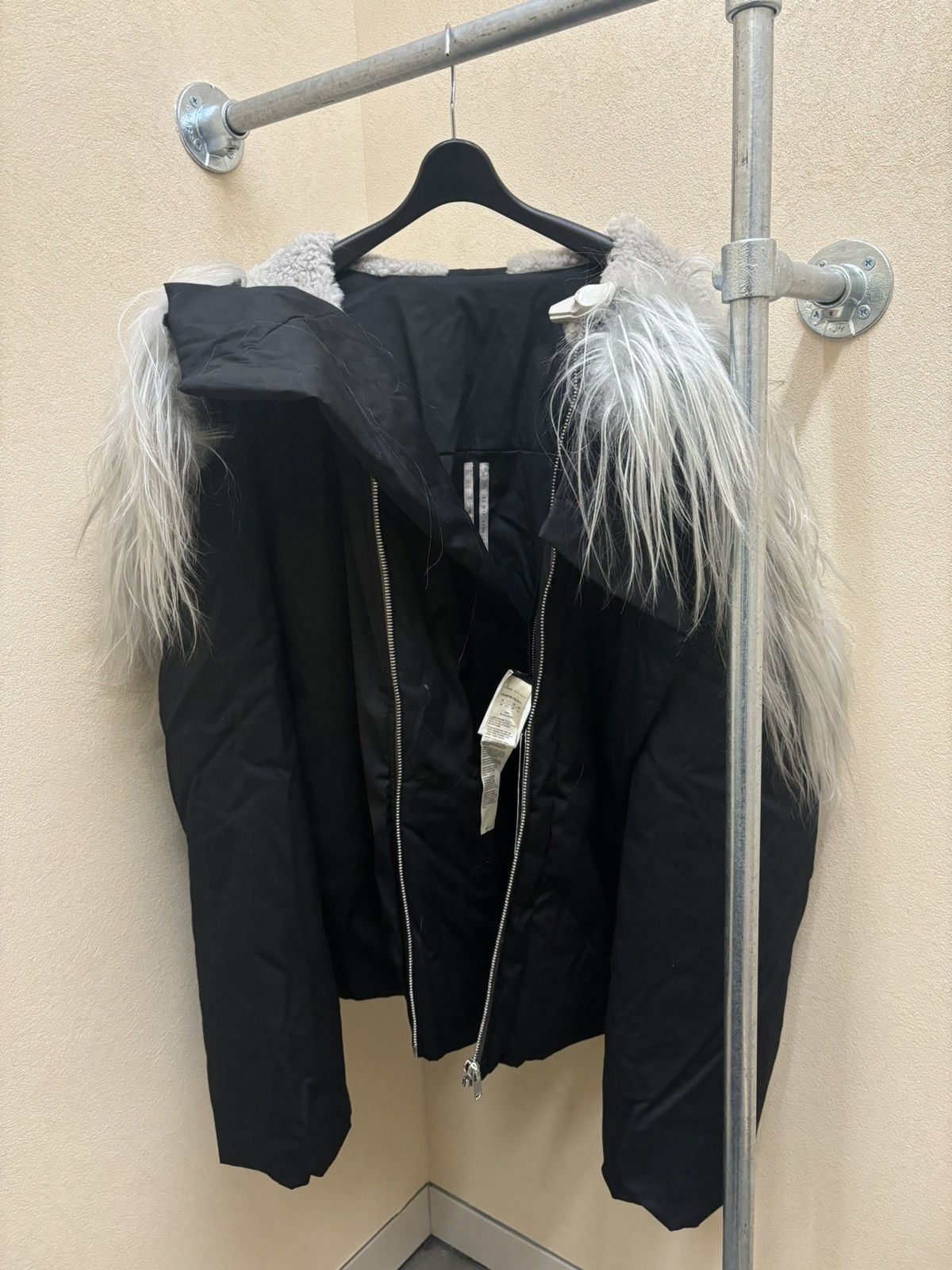 Rick Owens Rick Owen’s fur collar coat Size US M / EU 48-50 / 2 - 2 Thumbnail