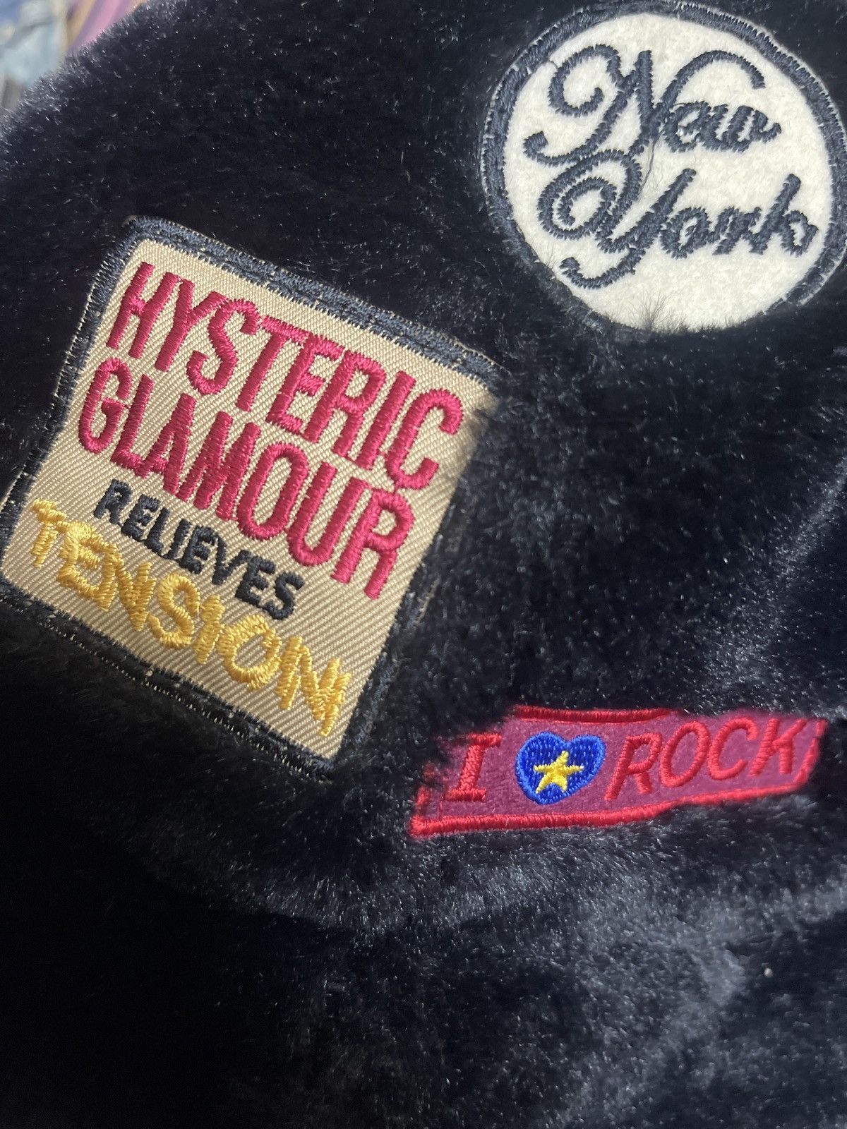 Hysteric Glamour Hysteric Glamour Faux Fur Bucket Hat Patches Tension Size ONE SIZE - 7 Thumbnail