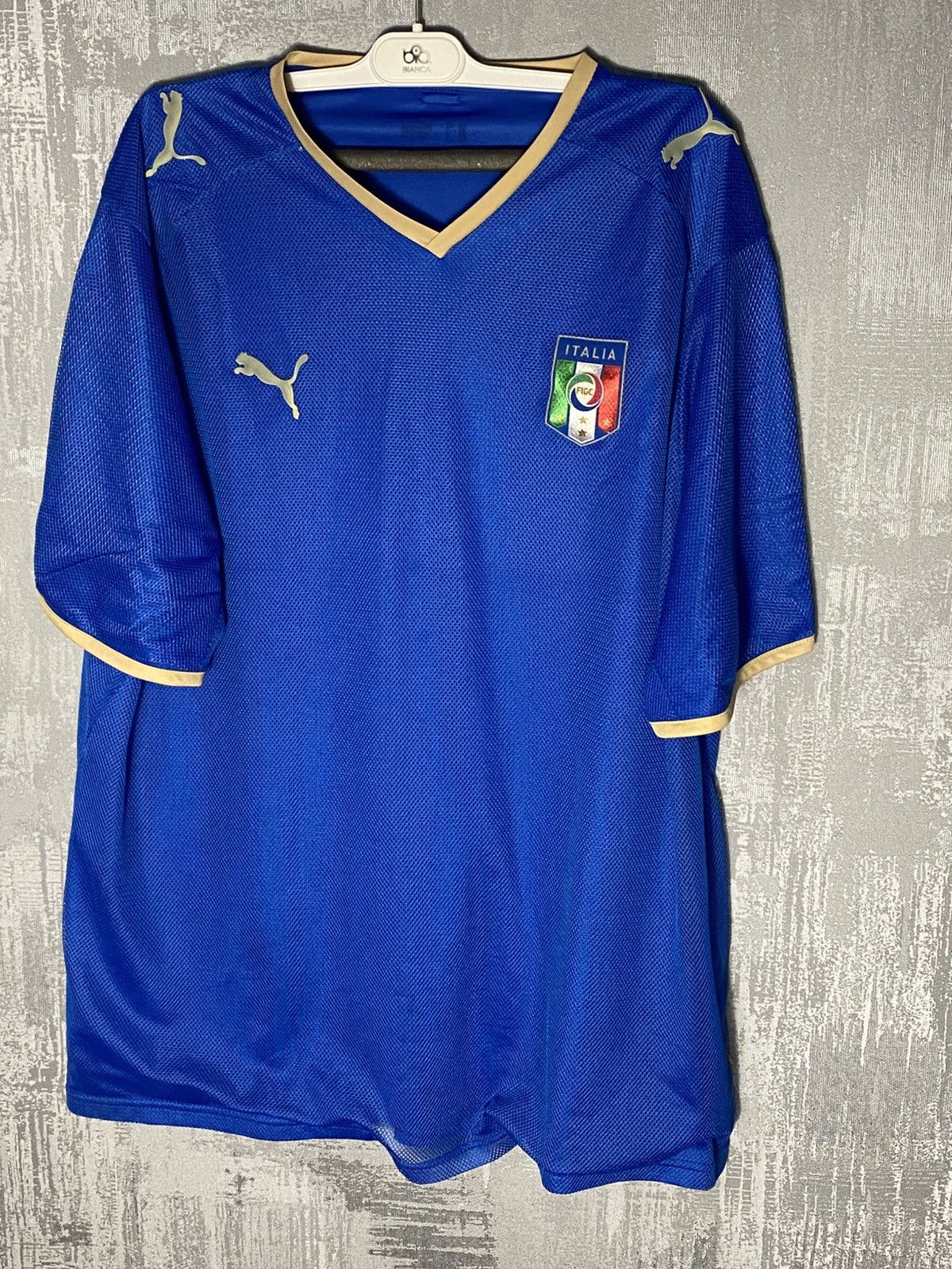 Puma × Vintage Italy Puma Soccer Football Jersey National Team 2006 Vintage Size US XXL / EU 58 / 5 - 1 Thumbnail