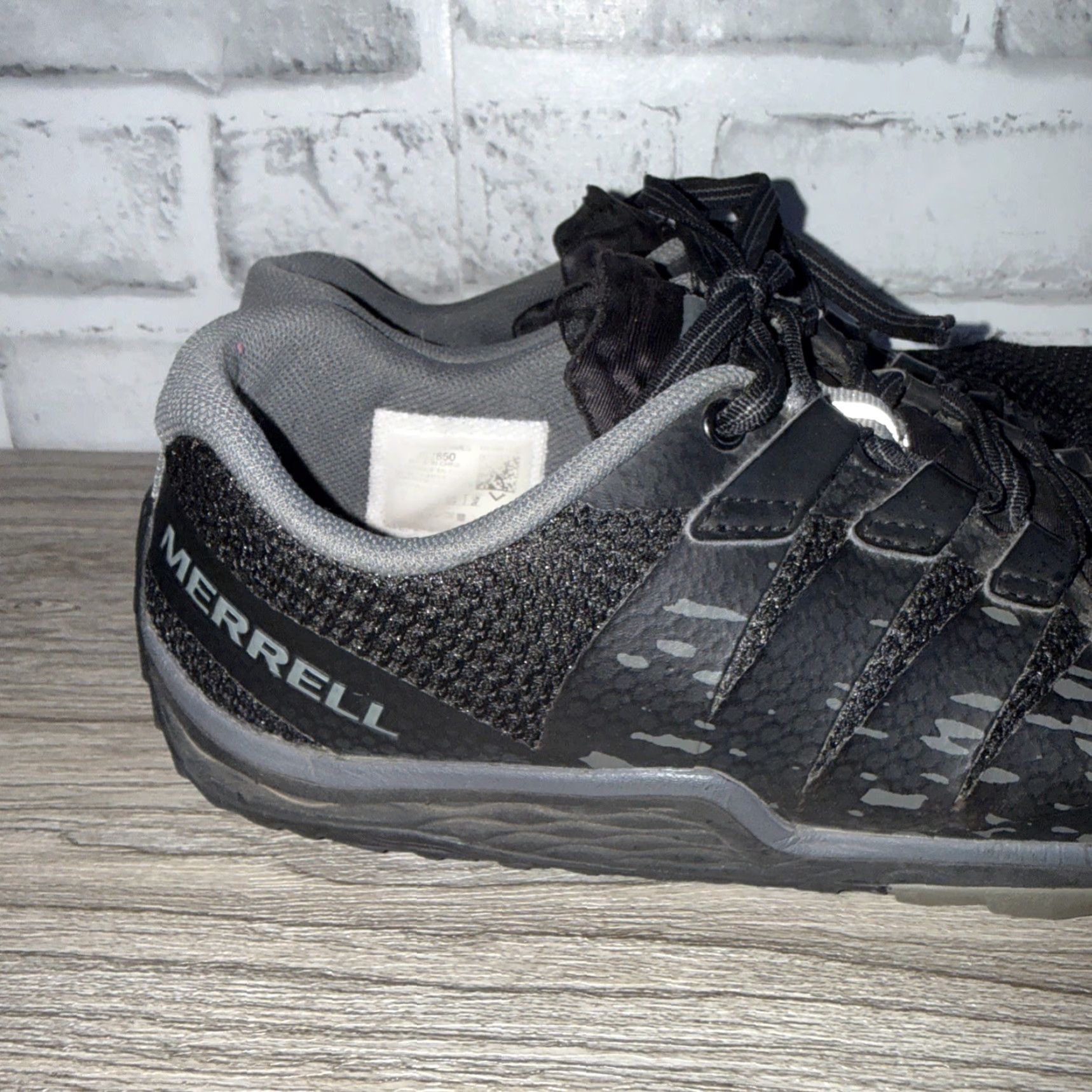Merrell Merrell Barefoot 2 Trail Glove Black Lace Up Shoes Womens Size 8 Merrell Trail Glove Sneaker Athletic Lace Up Women Black 8 Size ONE SIZE - 3 Thumbnail