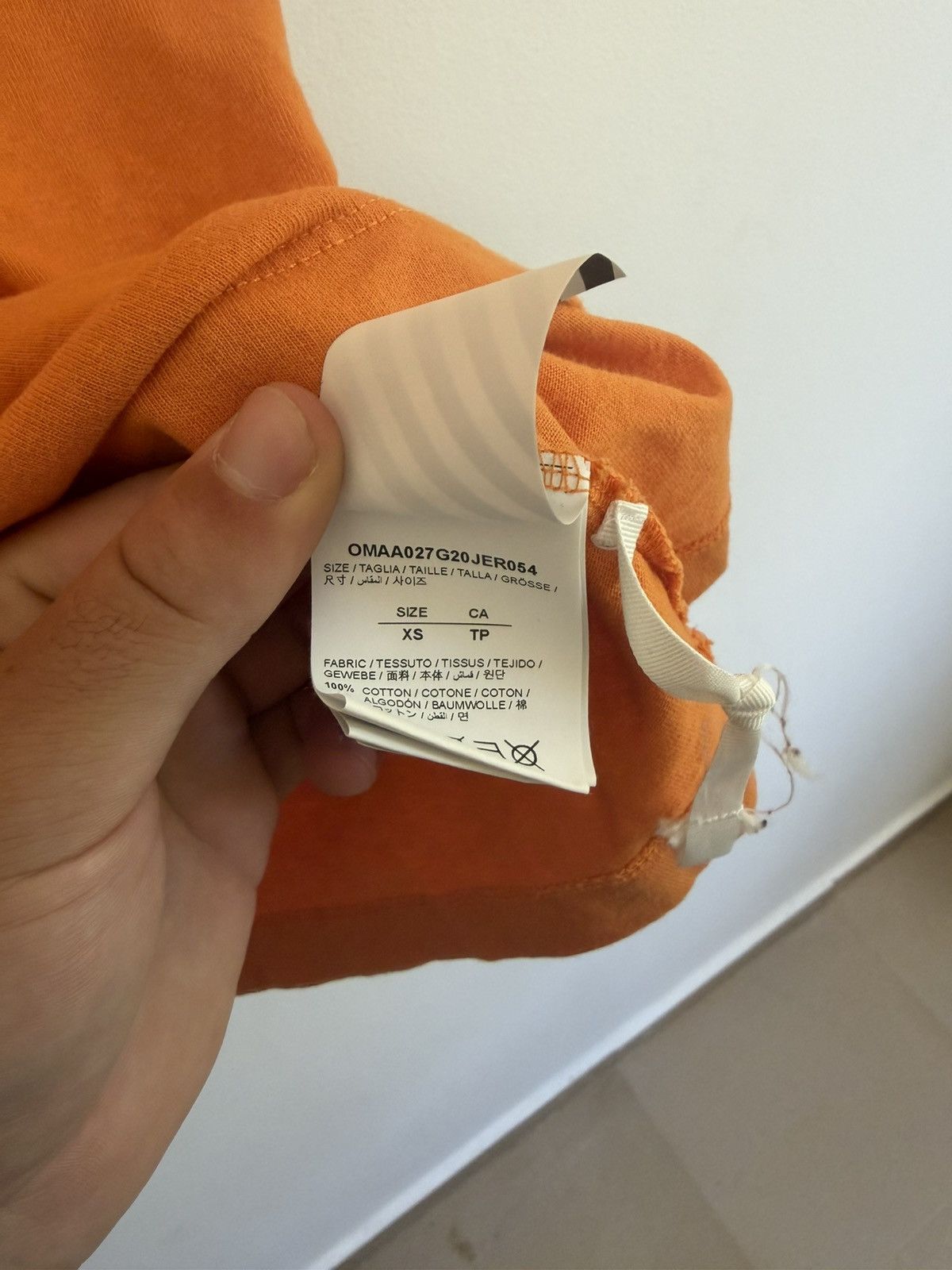 Off-White Off White Orange Tape Arrow TEE Size US S / EU 44-46 / 1 - 7 Thumbnail