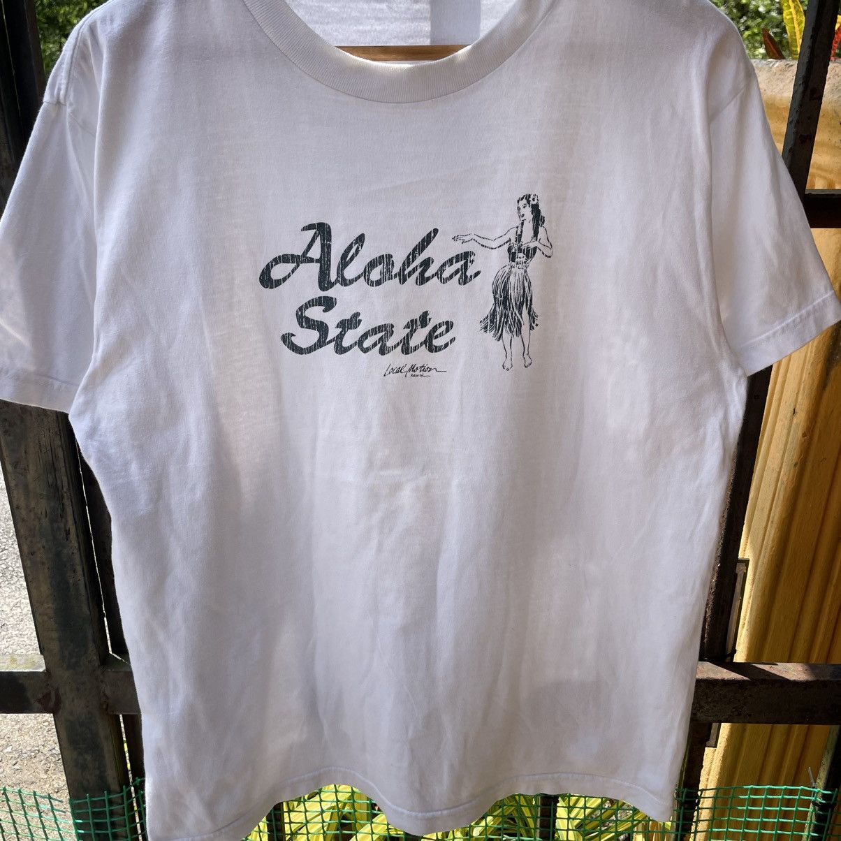 Vintage 🔥Vintage 90s Local Motion Aloha State Girl Surf Skate Tee Size US L / EU 52-54 / 3 - 5 Thumbnail