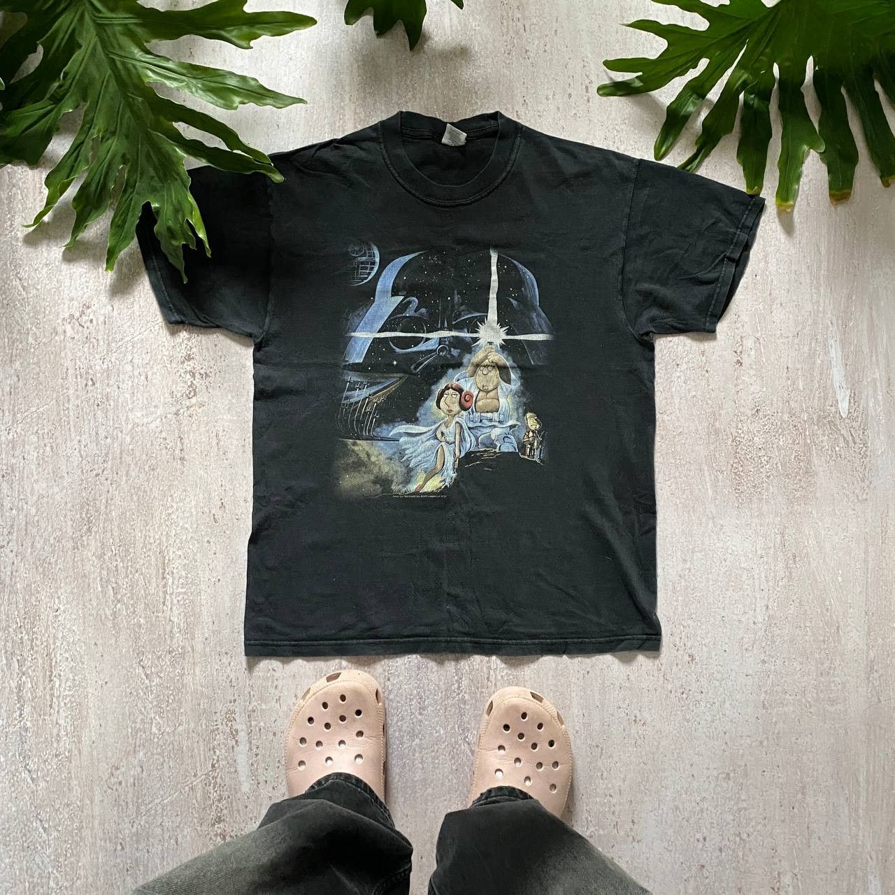 Vintage VINTAGE Y2K FAMILY GUY STAR WARS AMAZING HUMOR TEE 126 Size US L / EU 52-54 / 3 - 1 Thumbnail