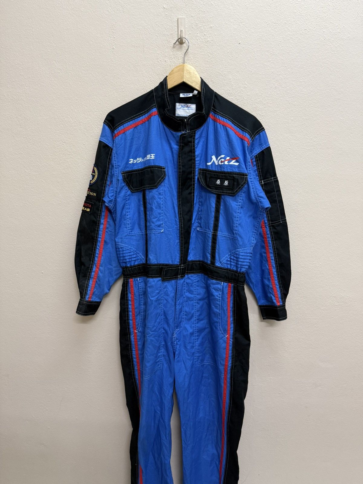 Japanese Brand × Vintage Vintage Netz Toyota Motosport Overall Size US 35 - 24 Thumbnail