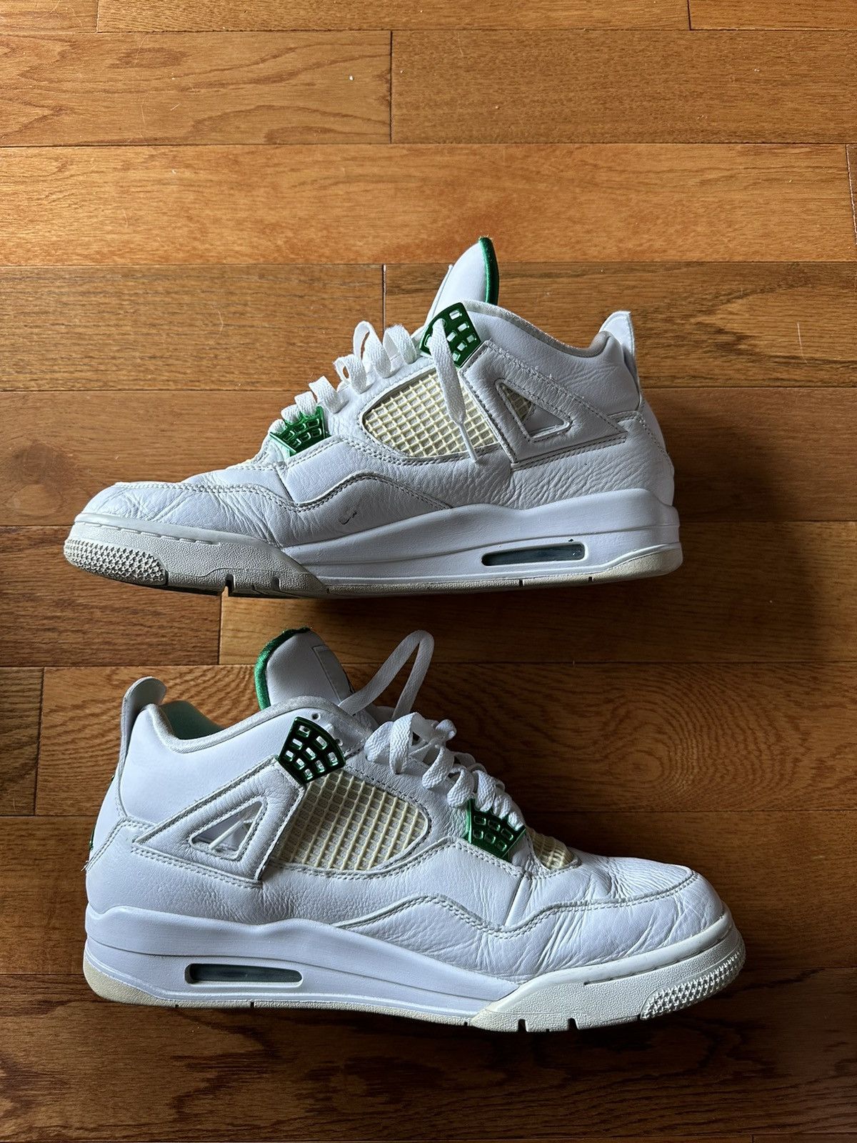 Jordan Brand Jordan 4 Metallic Green Size US 12 / EU 45 - 2 Thumbnail