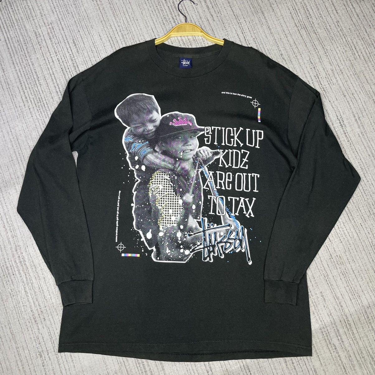 Stussy Vintage Stussy Stick Up Kidz Are Out To Tax Size US L / EU 52-54 / 3 - 3 Thumbnail