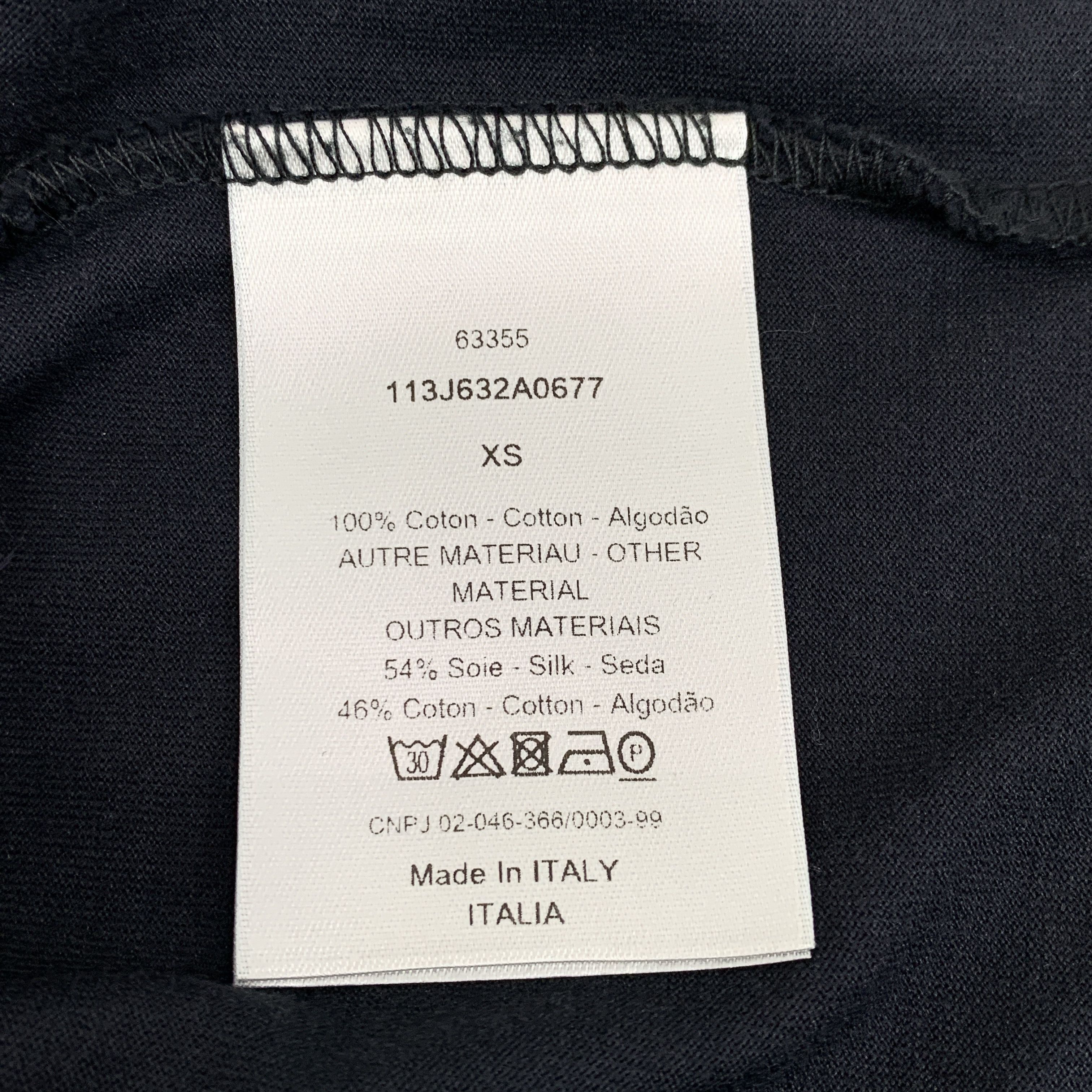 Dior Dior Logo Jacquard Cotton T-Shirt (Size XS) Size US XS / EU 42 / 0 - 3 Thumbnail