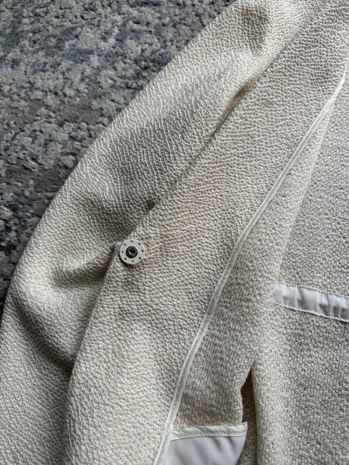 Fabiana Filippi Fabiana Filippi Cream beige Blazer Jacket Size 44 Size XL / US 12-14 / IT 48-50 - 7 Thumbnail