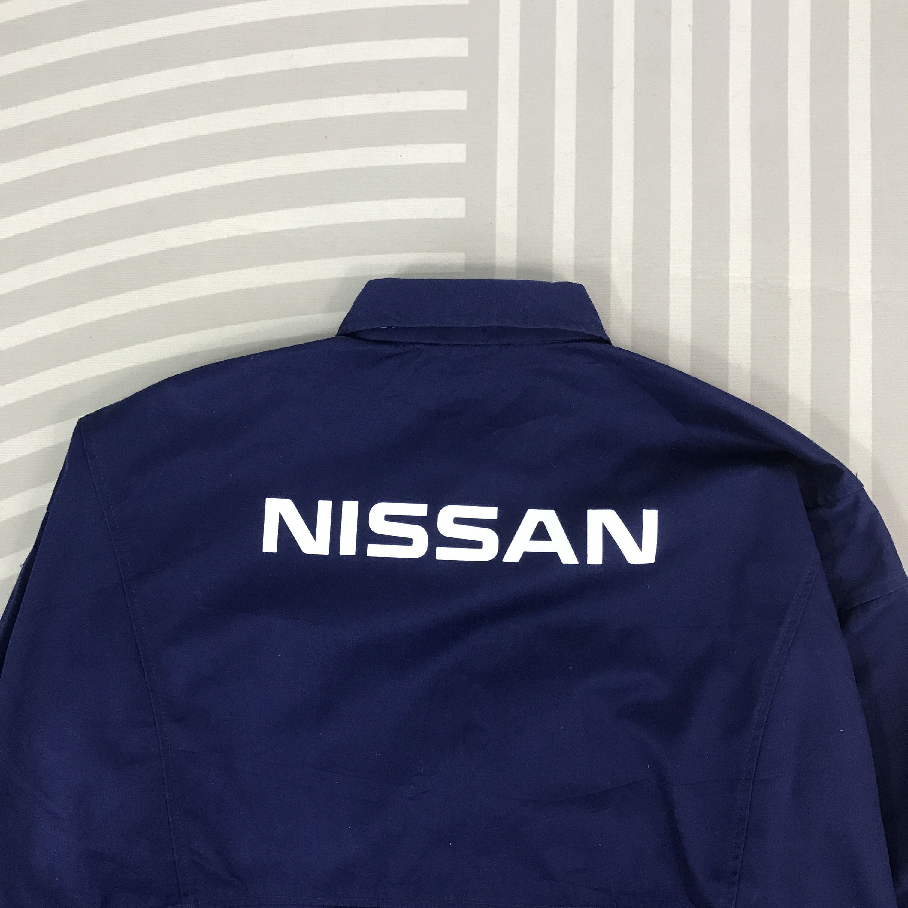 Japanese Brand × Vintage Vintage Nissan Racing blue Jacket Size US L / EU 52-54 / 3 - 4 Thumbnail