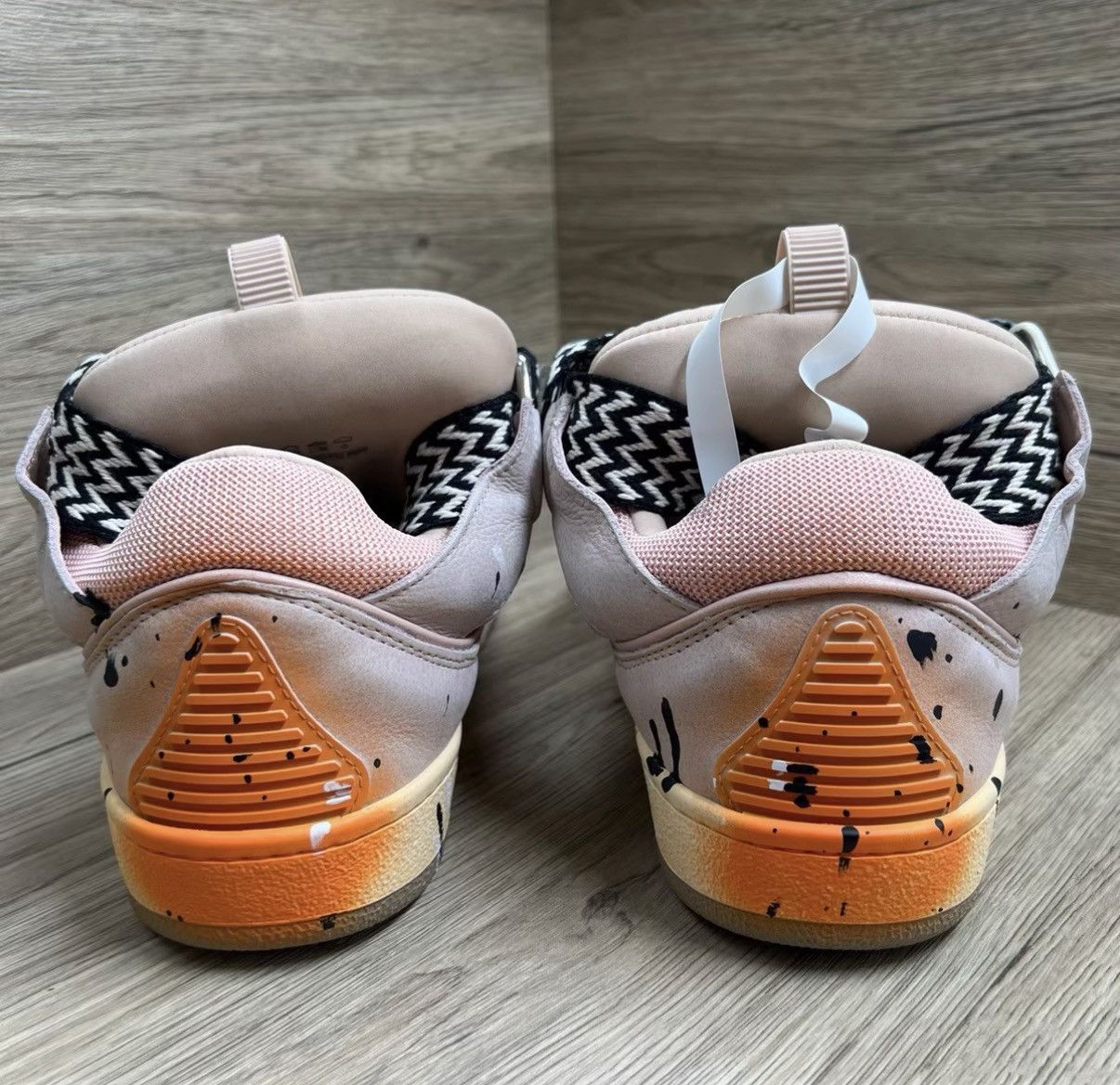 Lanvin Lanvin x Gallery Dept Curb Pink Splash Bread Sneakers J41 Size US 8.5 / EU 41-42 - 2 Thumbnail