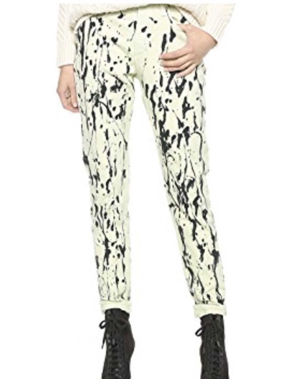 Rag & Bone Rag & Bone Animal Gsble Acid Wash Jeans Size 27" / US 4 / IT 40 - 1 Thumbnail