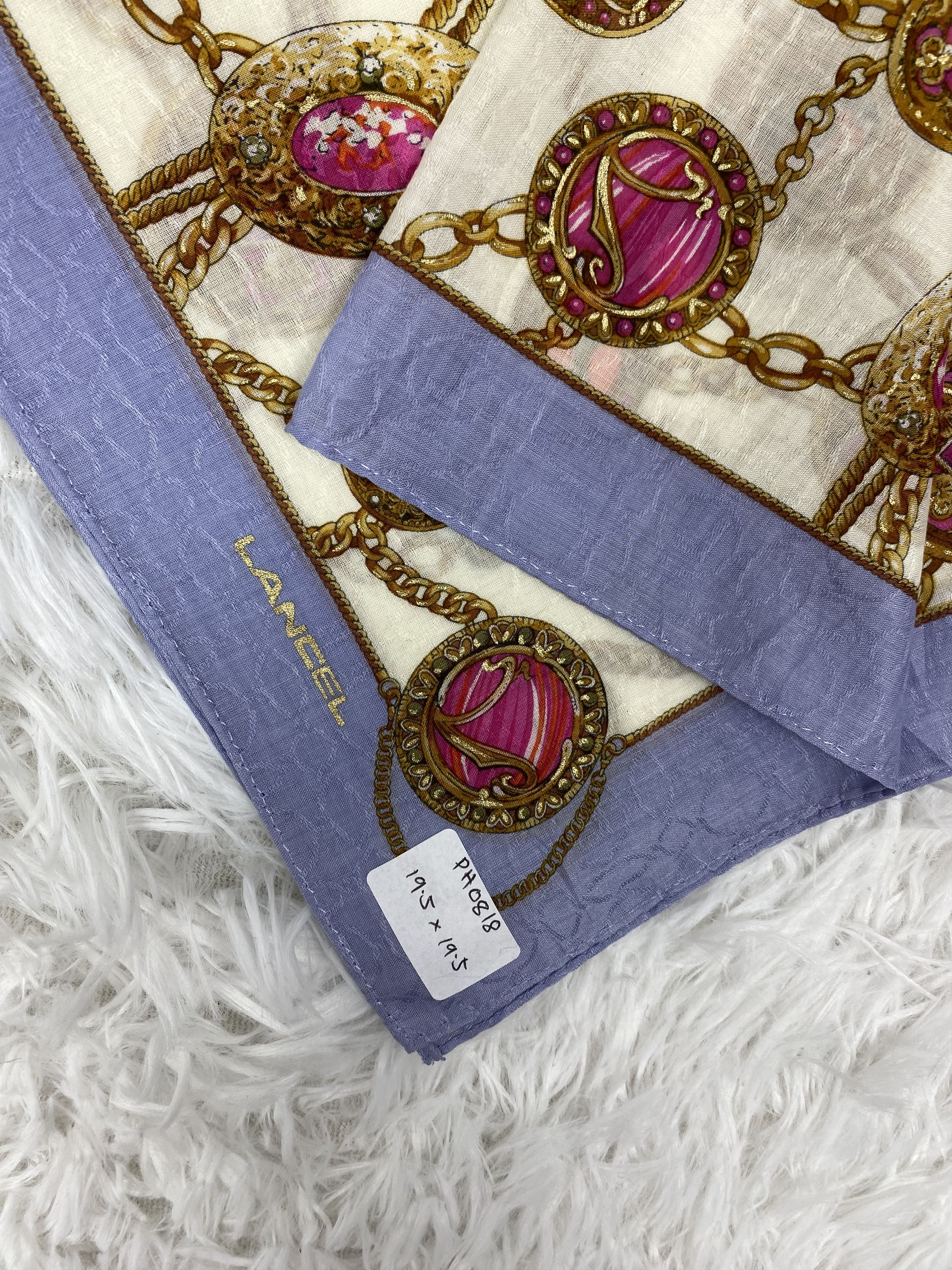 Lancel × Vintage Vintage Lancel Handkerchief Neckerchief PH0818 Size ONE SIZE - 2 Thumbnail