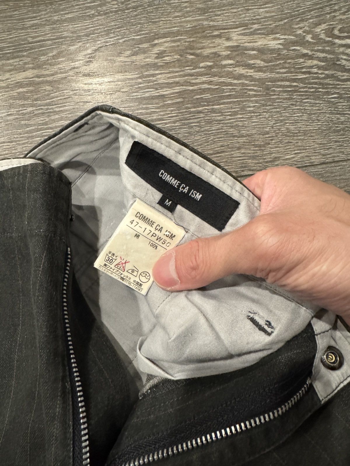 Comme Ca Ism Comme Ca Ism pinstripe cargo pants Size US 31 - 4 Thumbnail