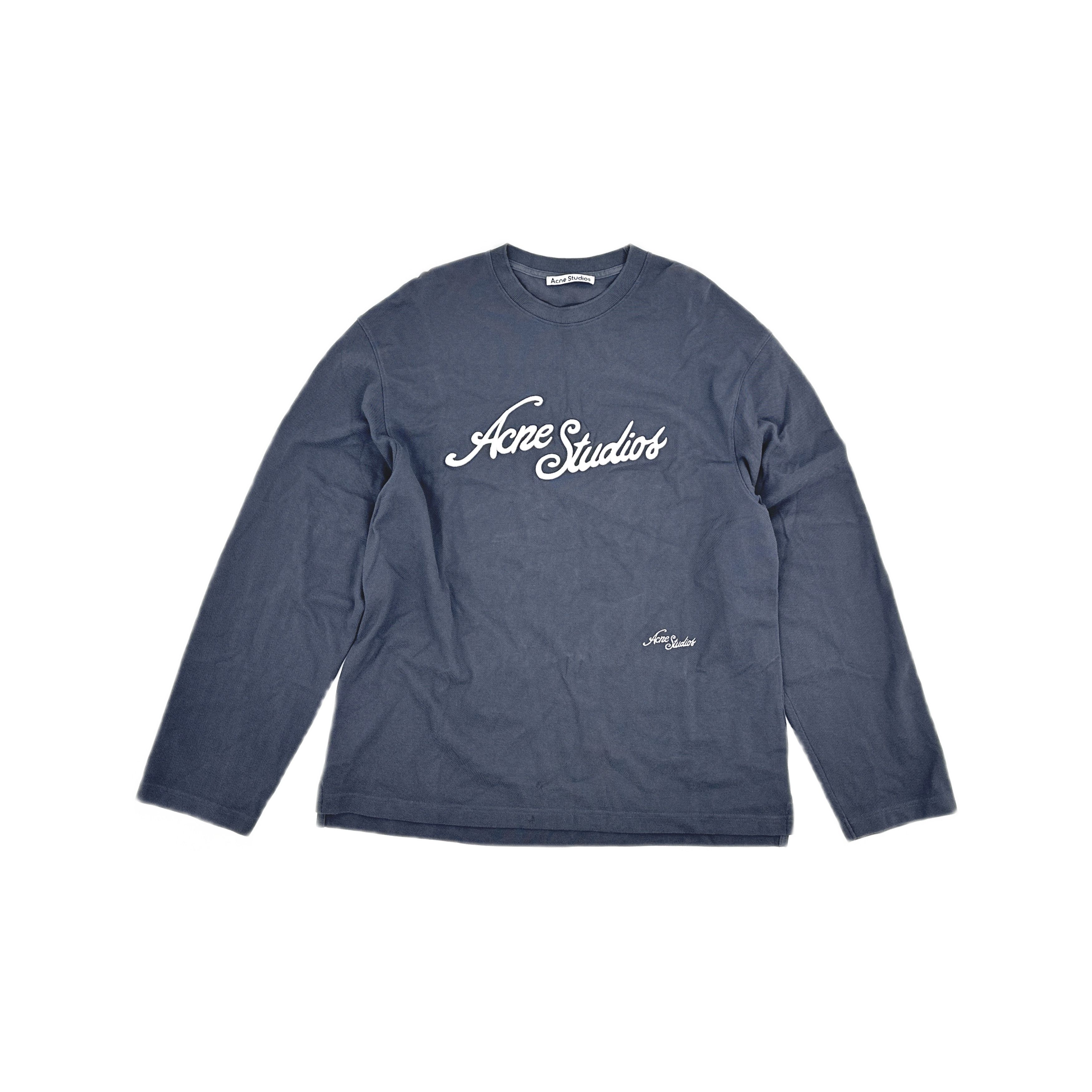Acne Studios Acne Studios Logo Long Sleeve T-Shirt Size M Size US M / EU 48-50 / 2 - 1 Thumbnail