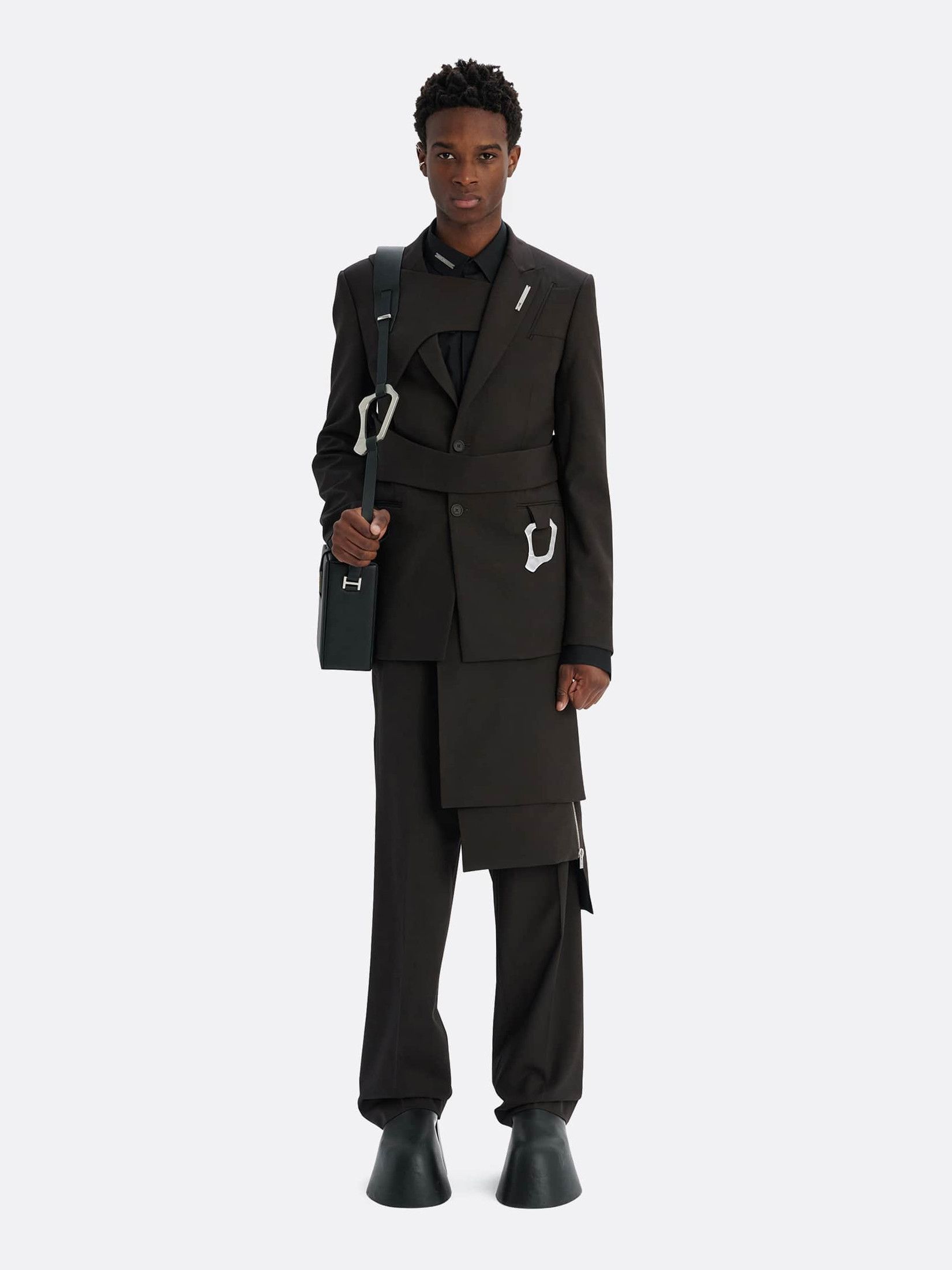 Heliot Emil Heliot Emil AW23 Integrated Harness Blazer Size 48R - 3 Thumbnail
