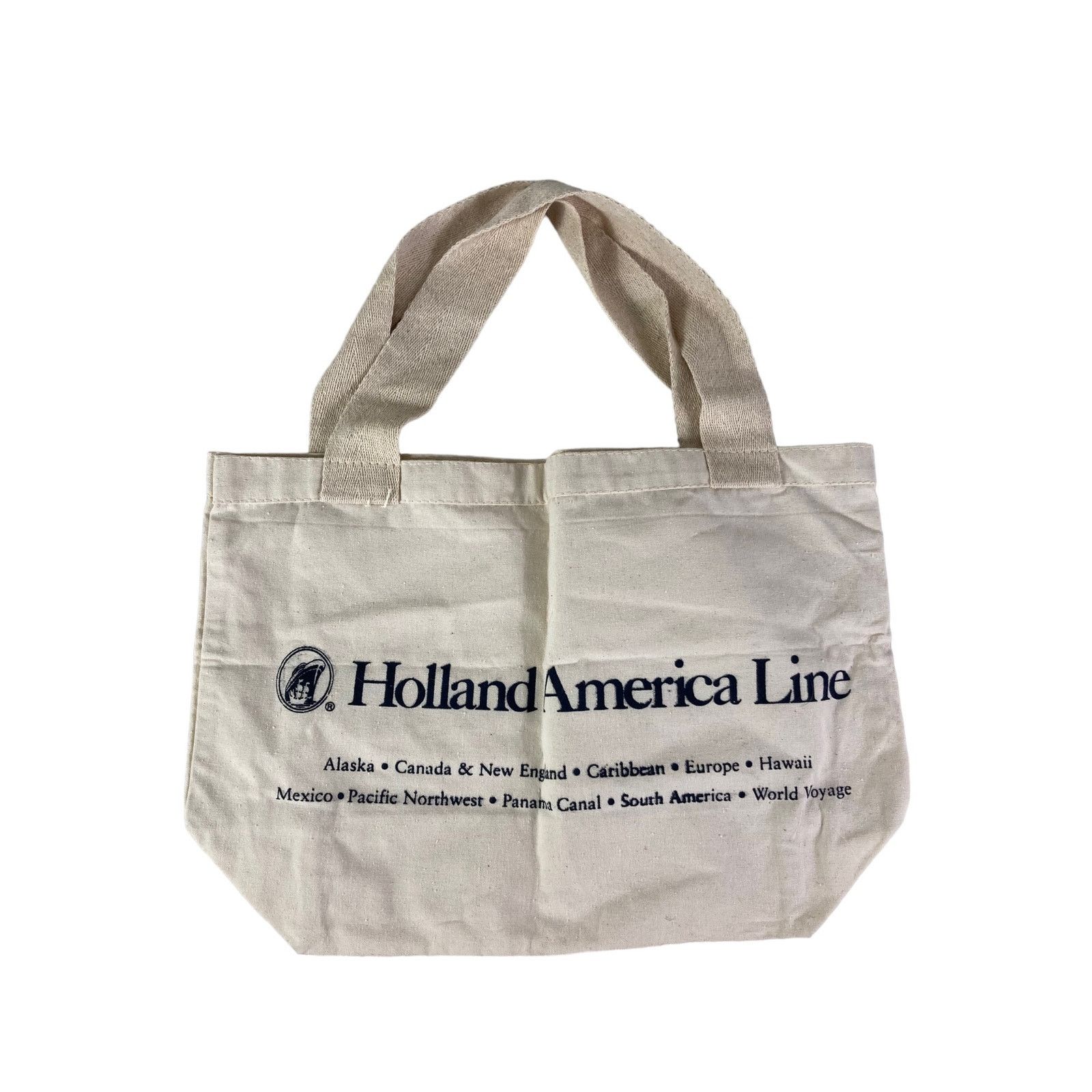 Other Vintage Tote Bag Holland America Travel Line Carry Adult Size ONE SIZE - 1 Thumbnail