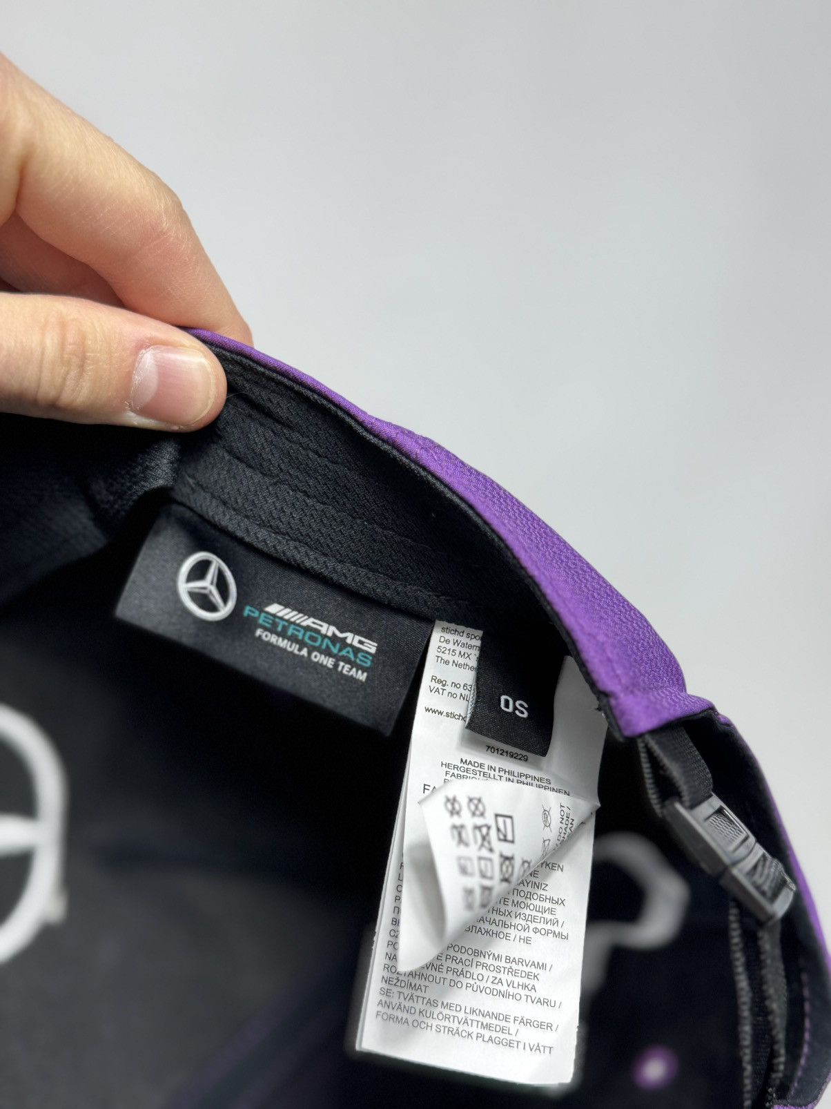 Mercedes-Benz Mercedes Benz AMG Petronas Big Logo Racing Cap Size ONE SIZE - 5 Thumbnail