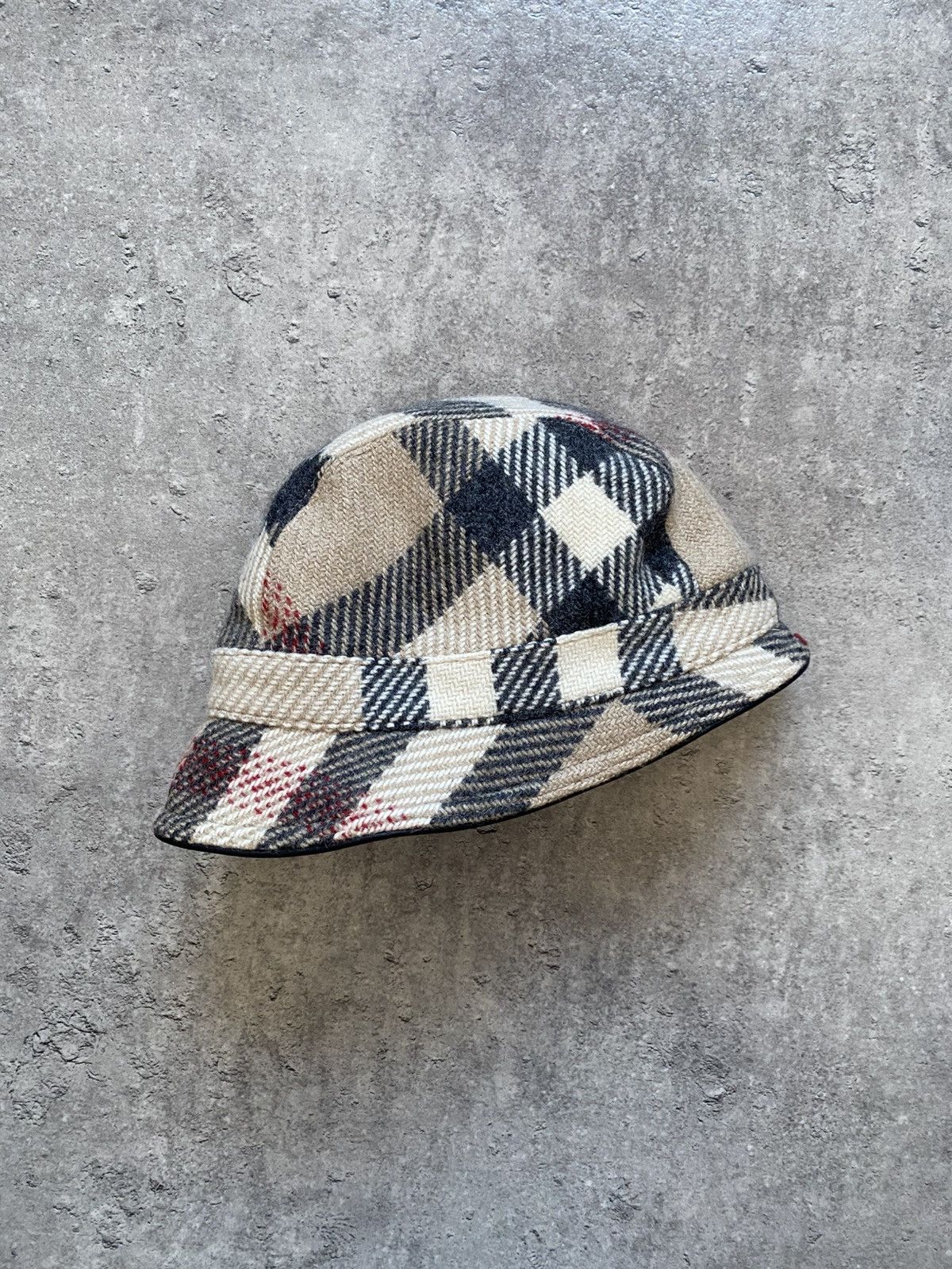 Burberry Burberry London Wool Bucket-hat Nova-Check Pattern Size ONE SIZE - 1 Thumbnail