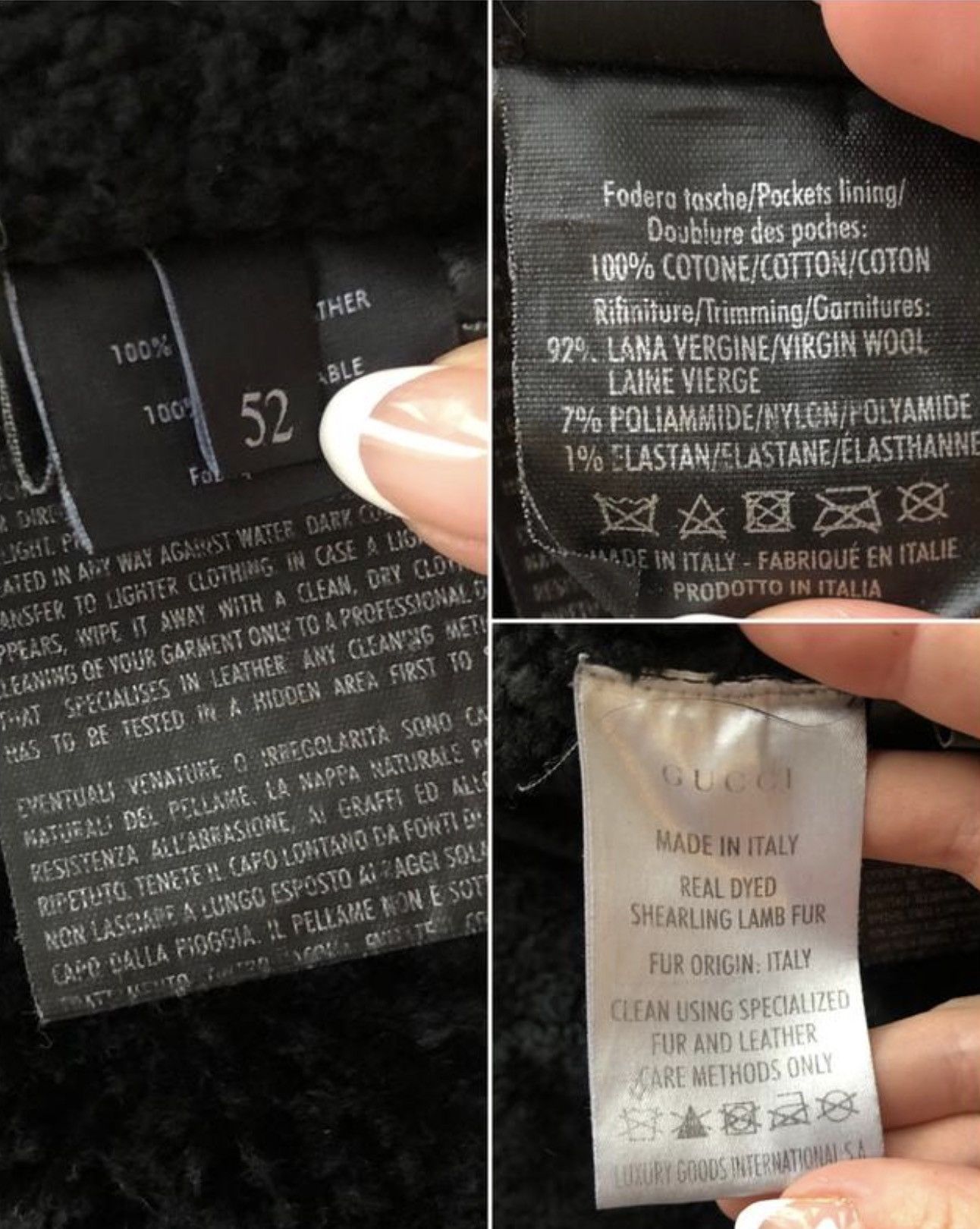 Gucci GUCCI FW 2007 Suede Shearling Jacket Diamond tom ford leathe Size US L / EU 52-54 / 3 - 7 Thumbnail