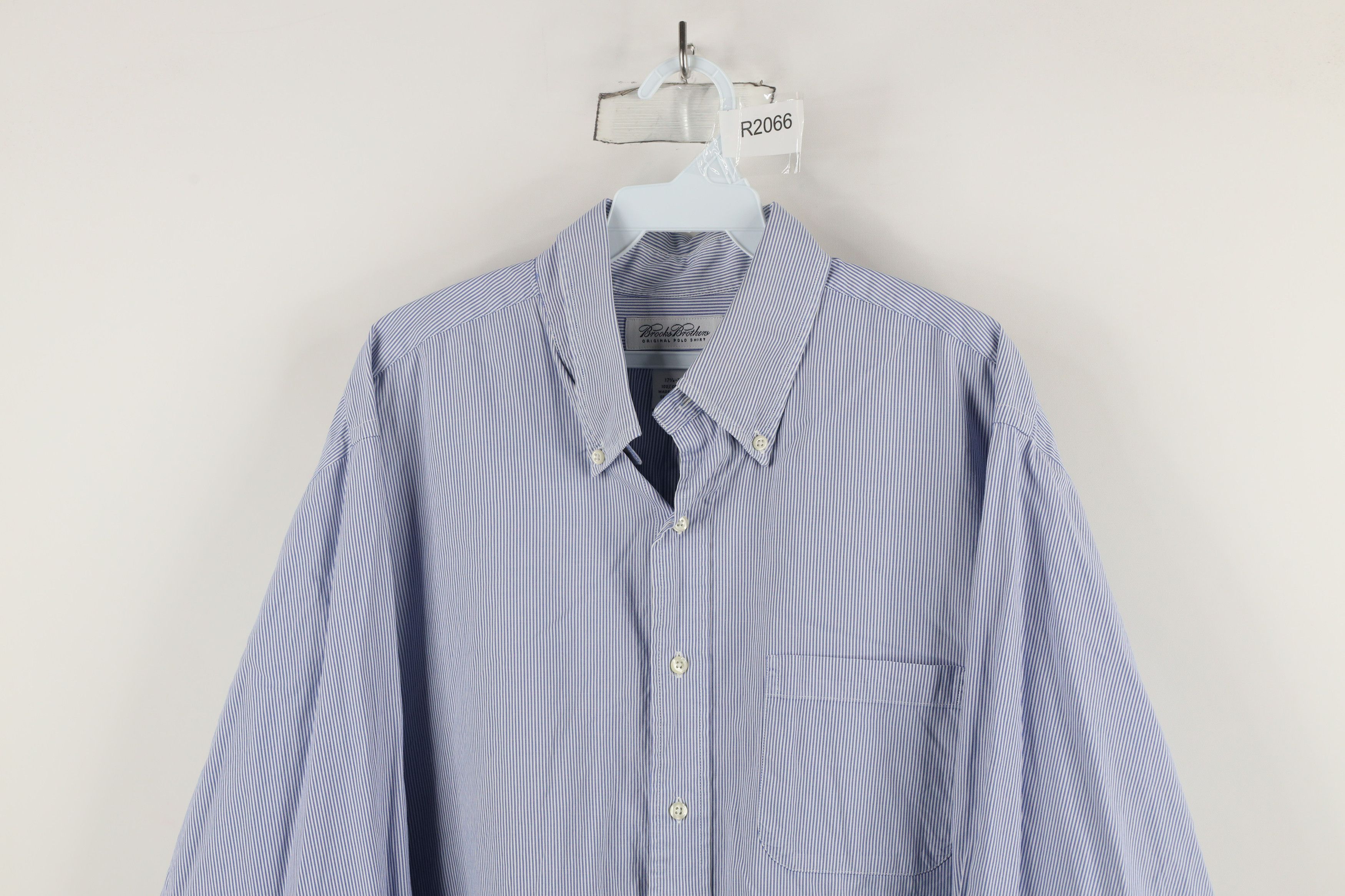 Brooks Brothers × Vintage Vintage 90s Brooks Brothers Button Down Shirt Striped USA Size US M / EU 48-50 / 2 - 2 Thumbnail