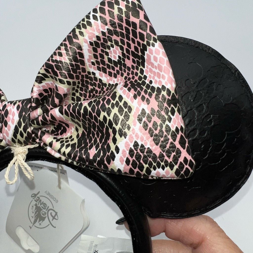 Disney Disney Loungefly Animal Kingdom Faux Snake and Leather Minnie Ears Size ONE SIZE - 2 Thumbnail