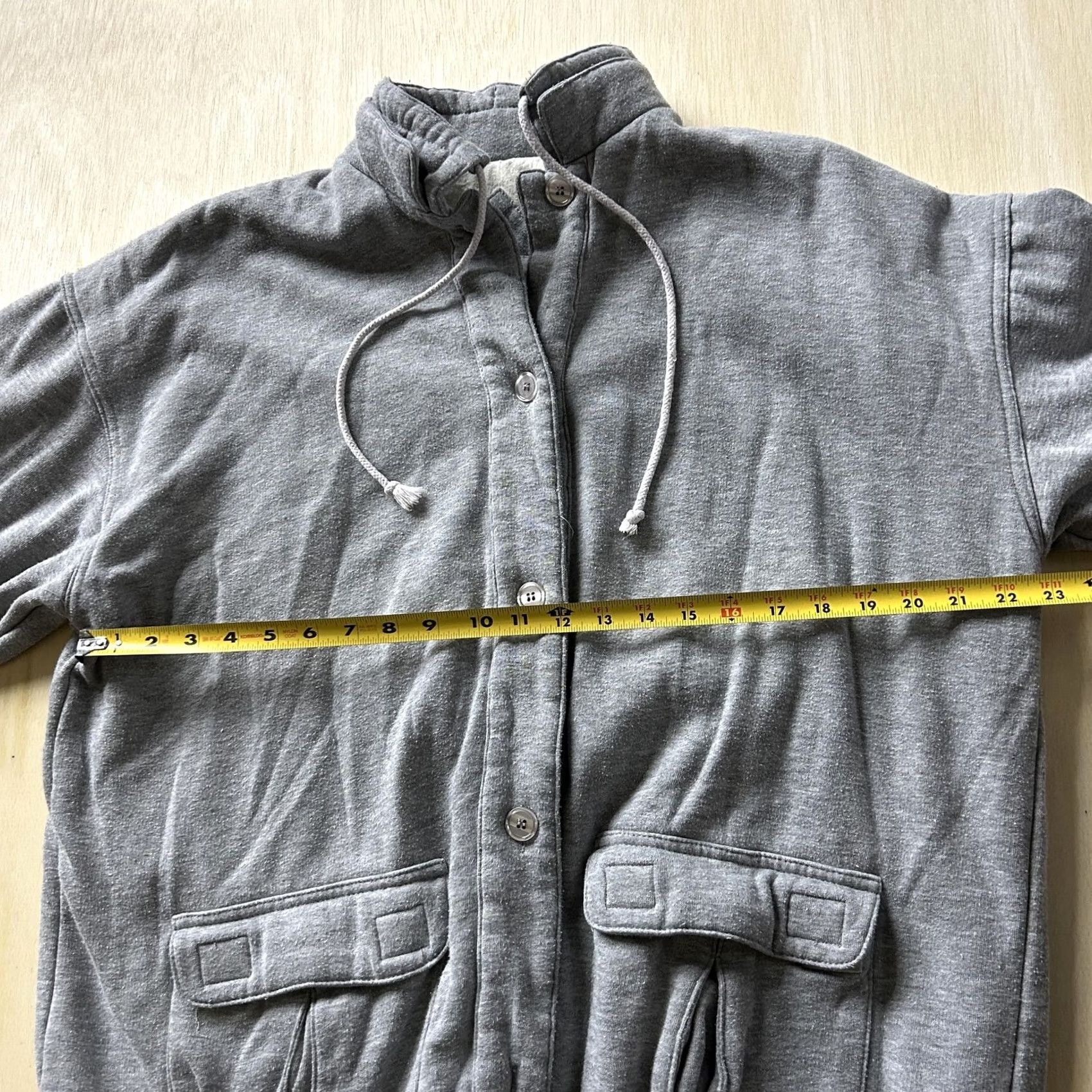 Vintage Vintage Windsor Bay Jacket Womens 16W Gray Fleece Lined Button Front Casual Size XXL / US 16-18 / IT 52-54 - 6 Thumbnail