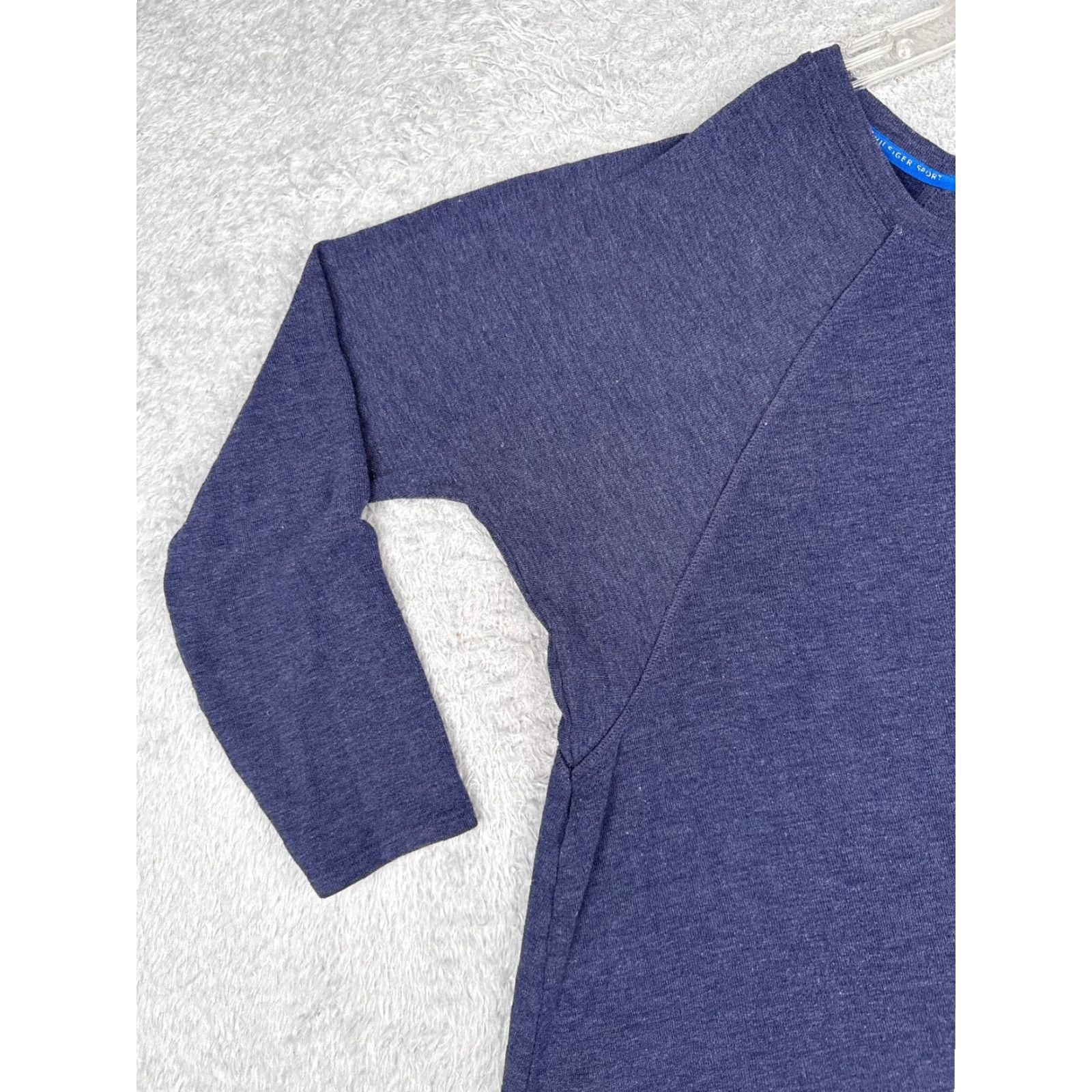 Tommy Hilfiger Tommy Hilfiger Sport Shirt Women XL Blue Long Sleeve Polyester Blend Size XL / US 12-14 / IT 48-50 - 3 Thumbnail