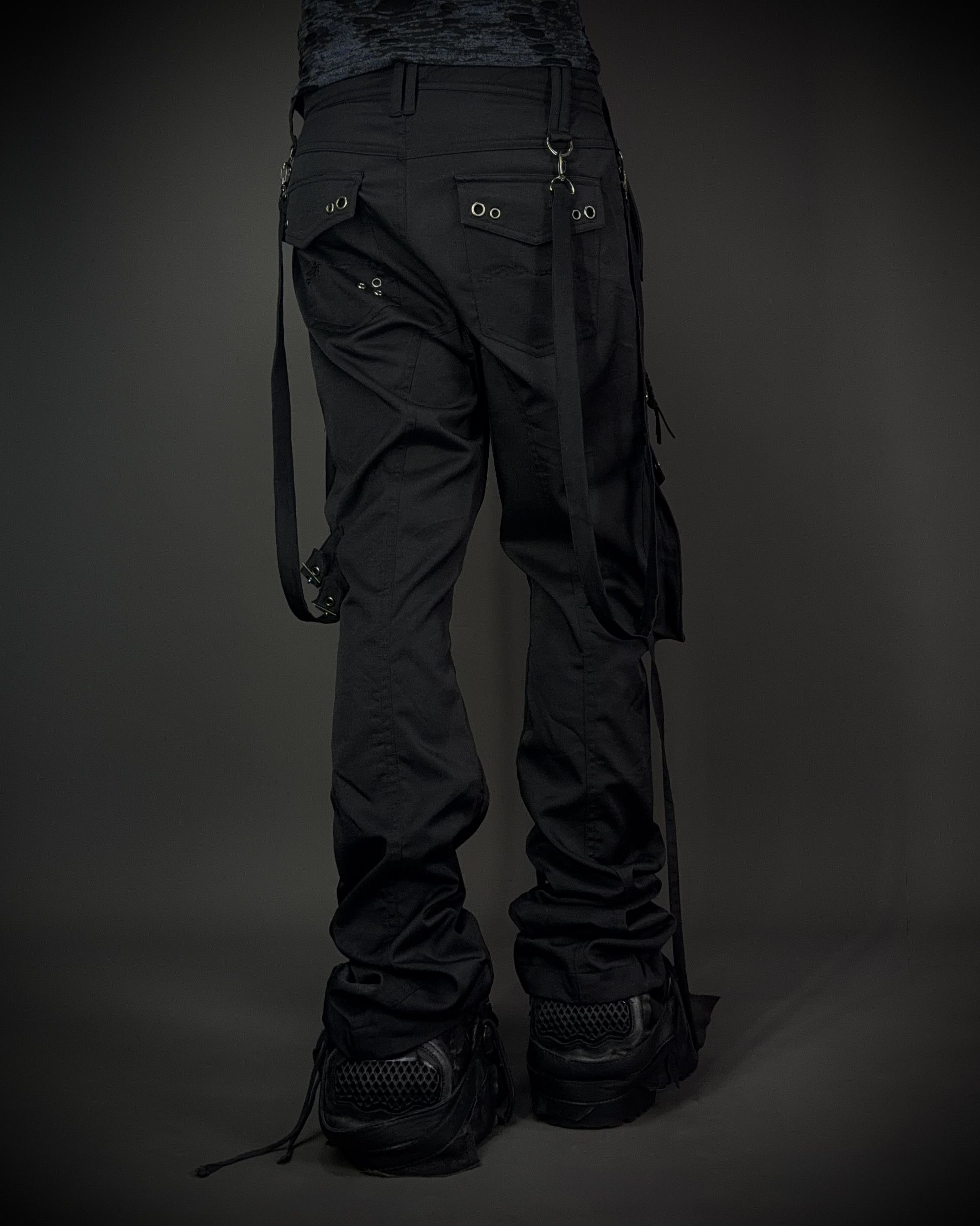 Japanese Brand MIDAS Tactical Multi-Zip Cargo Pants Size US 32 / EU 48 - 3 Thumbnail
