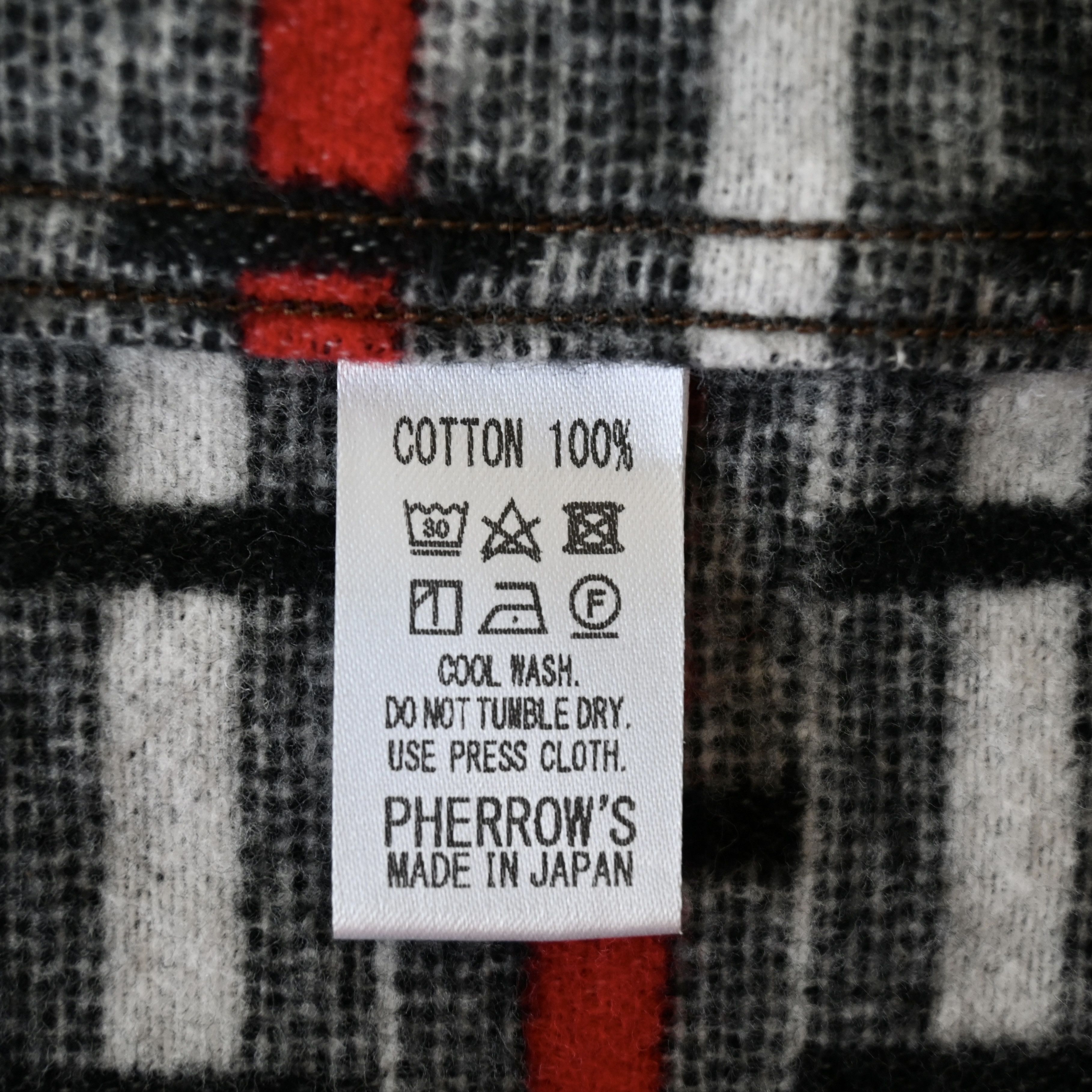 Pherrow's Pherrow's dobby fleeced cotton square shirt, made in Japan Size US L / EU 52-54 / 3 - 14 Thumbnail