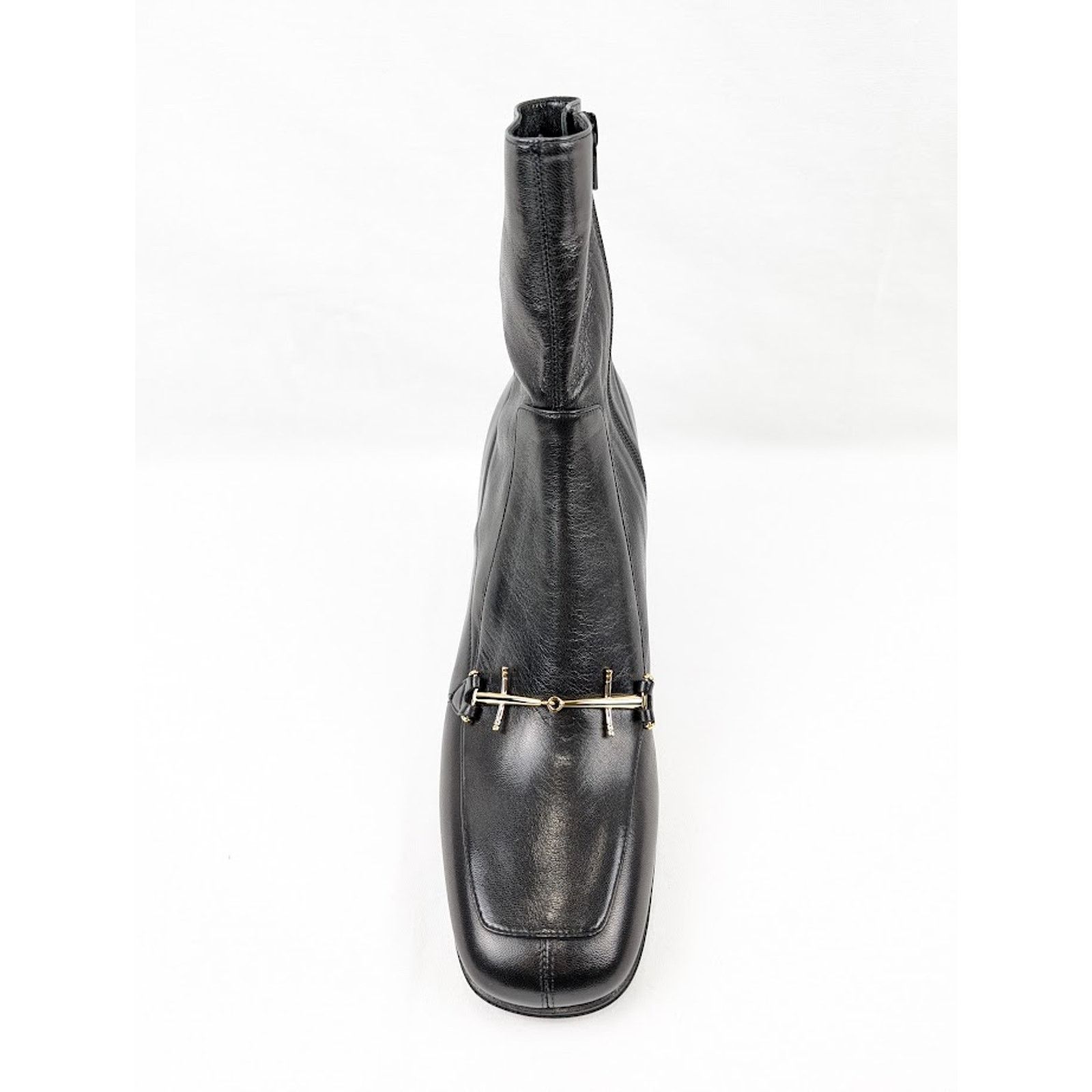 Saint Laurent Paris o1rshd1 Beau 75 Horsebit Boots in Black Size US 9 / EU 42 - 6 Thumbnail