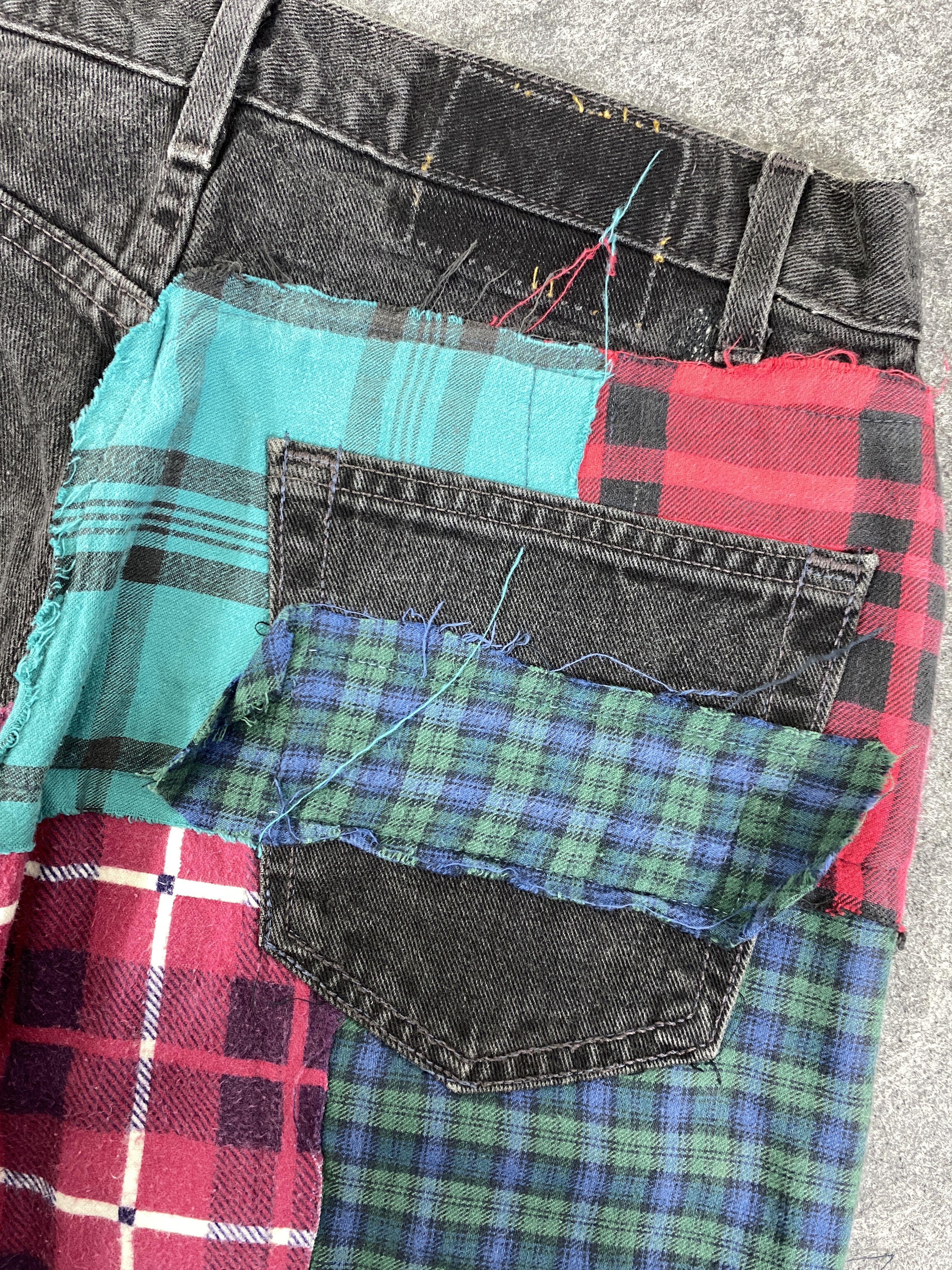Kapital Vintage Levis Patchwork Jeans 32x28.5 Denim - JN3214 Size US 32 / EU 48 - 10 Thumbnail