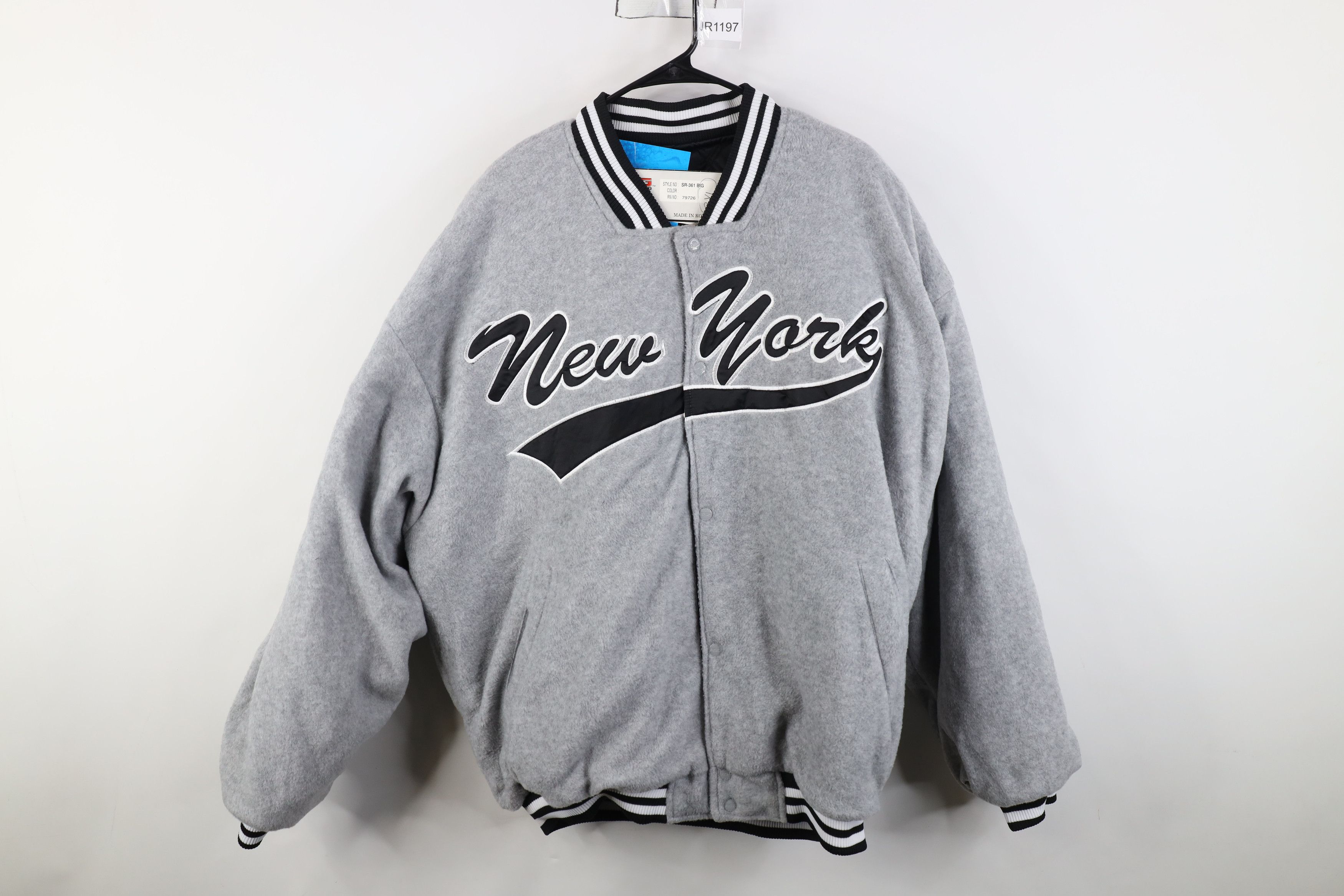 Vintage Deadstock Vintage 90s Reversible New York Bomber Jacket Size US XXL / EU 58 / 5 - 1 Thumbnail