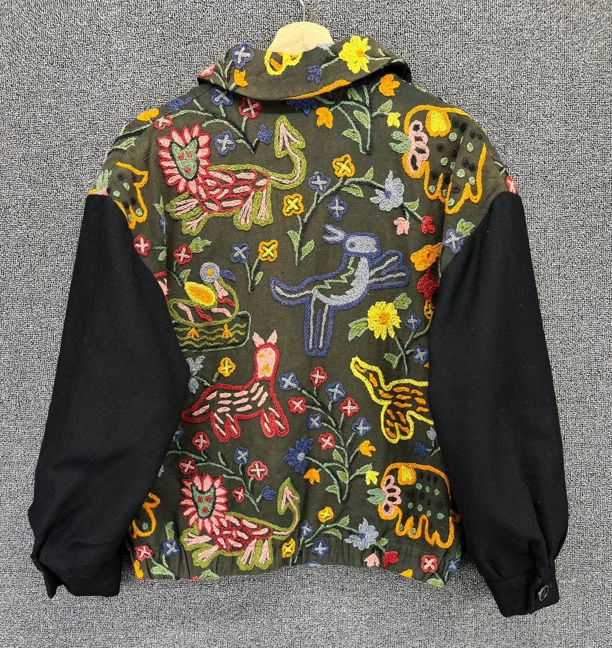 Japanese Brand Vintage Japanese Shashiko Wool Cardigan Jacket Size M / US 6-8 / IT 42-44 - 8 Thumbnail