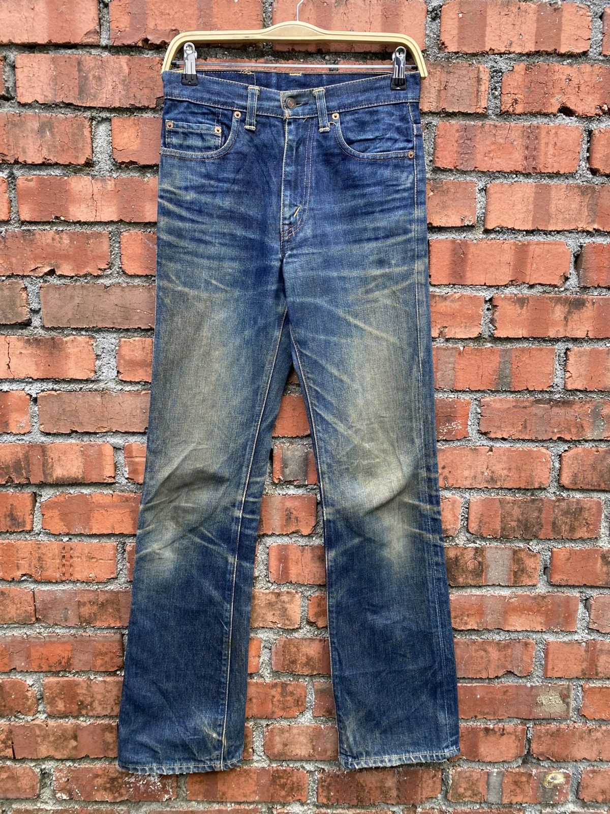 Levi's Vintage Clothing W29x33.5 Vintage levi's 517 distreseed flare big E USA Size 29" - 1 Thumbnail