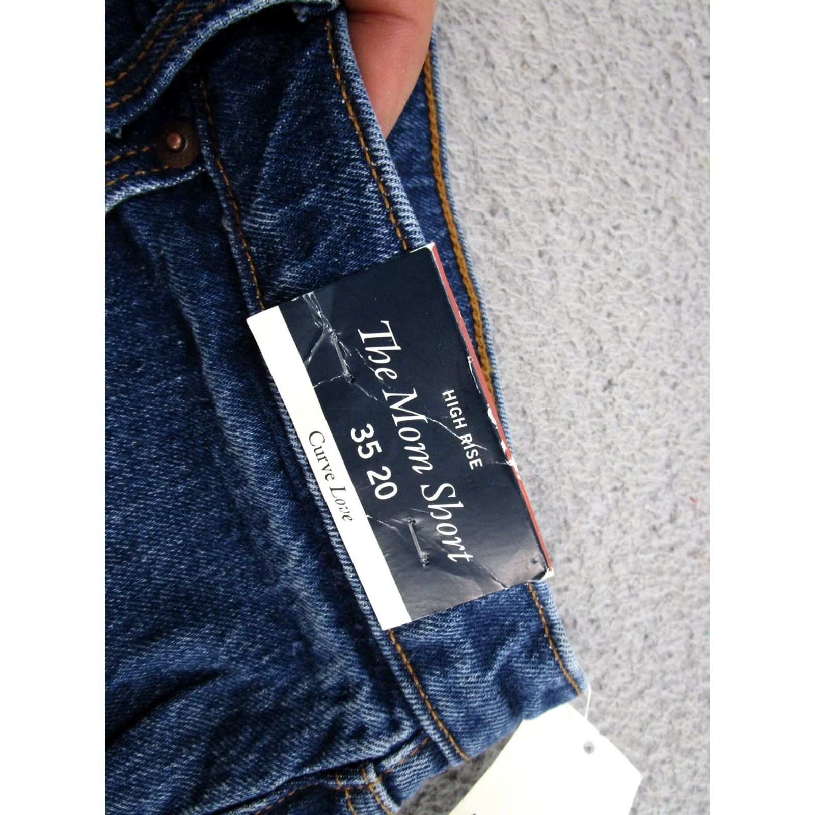 Abercrombie & Fitch Abercrombie & Fitch Mom Shorts Women’s Curve Love High Rise Denim Y2K 35/20 NEW Size 24" / US 00 / IT 34 - 3 Thumbnail