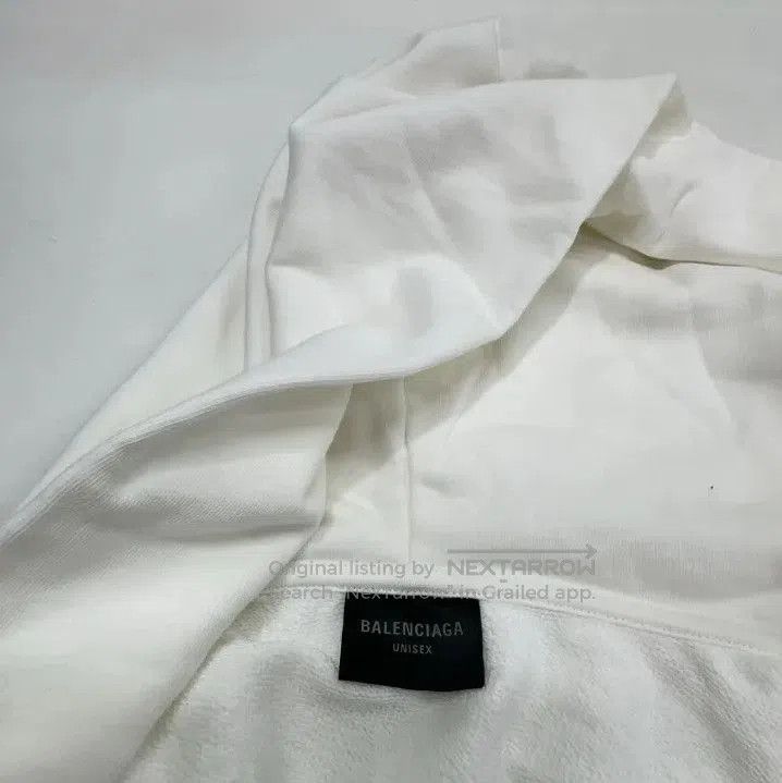 Balenciaga Balenciaga Classic Stylish White Hoodie Jacket. Size US XXS / EU 40 - 6 Thumbnail