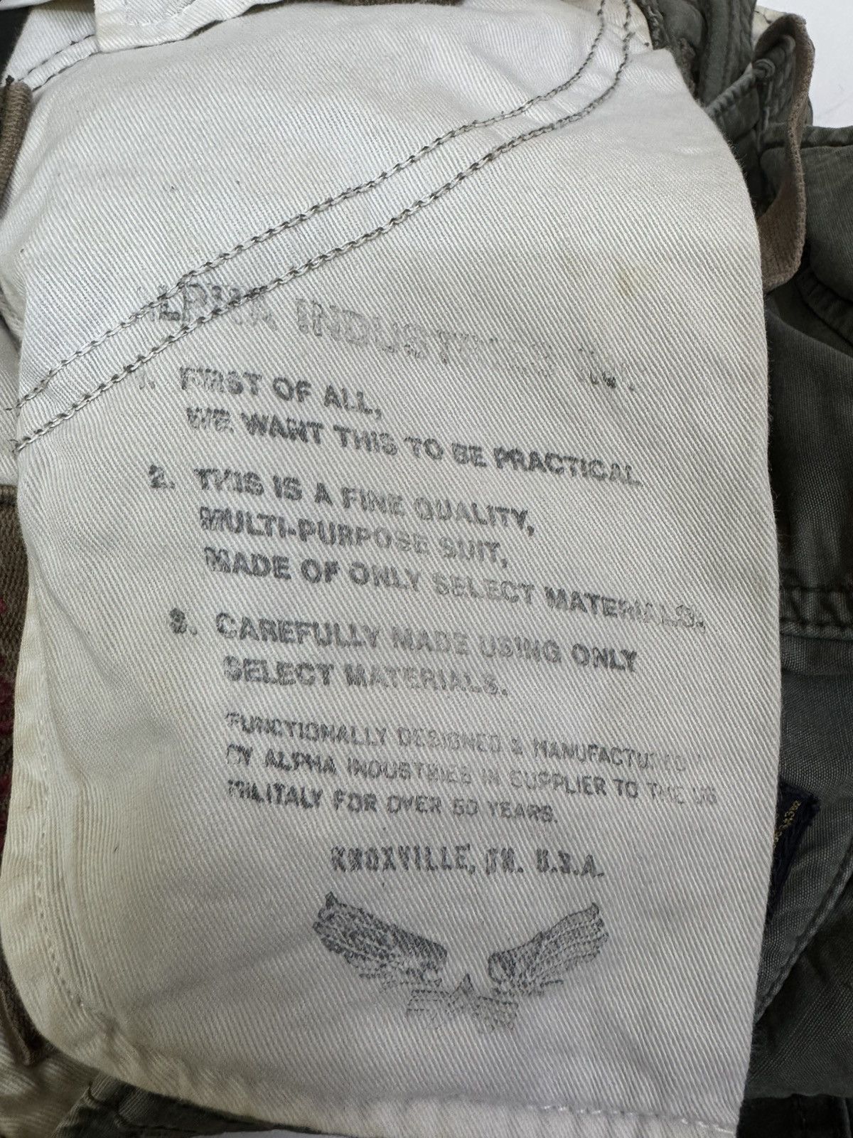 Alpha Industries vintage Alpha Industries military multi-pocket cargo pants Size US 33 - 8 Thumbnail