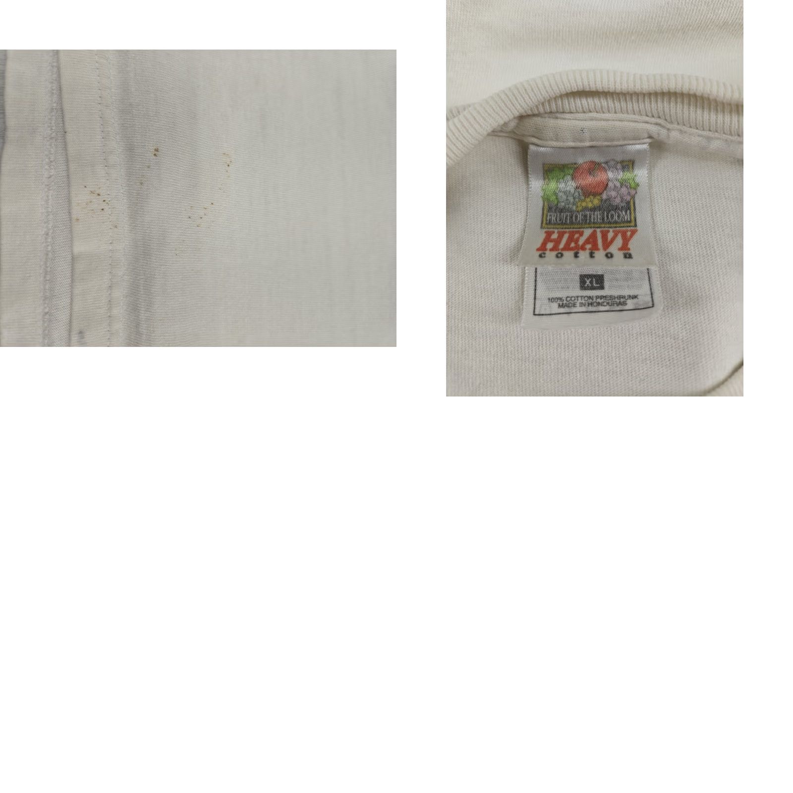 Fruit Of The Loom VINTAGE Bankhead T-Shirt XL White Nike? Size US XL / EU 56 / 4 - 10 Thumbnail