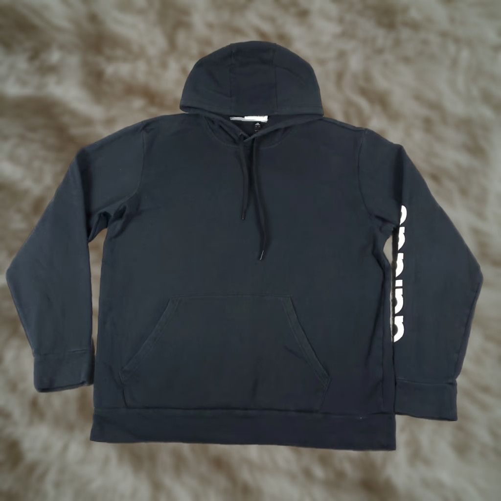 Adidas Adidas Hoodie Mens Large Black Casual Pullover Sweatshirt Size US L / EU 52-54 / 3 - 1 Thumbnail