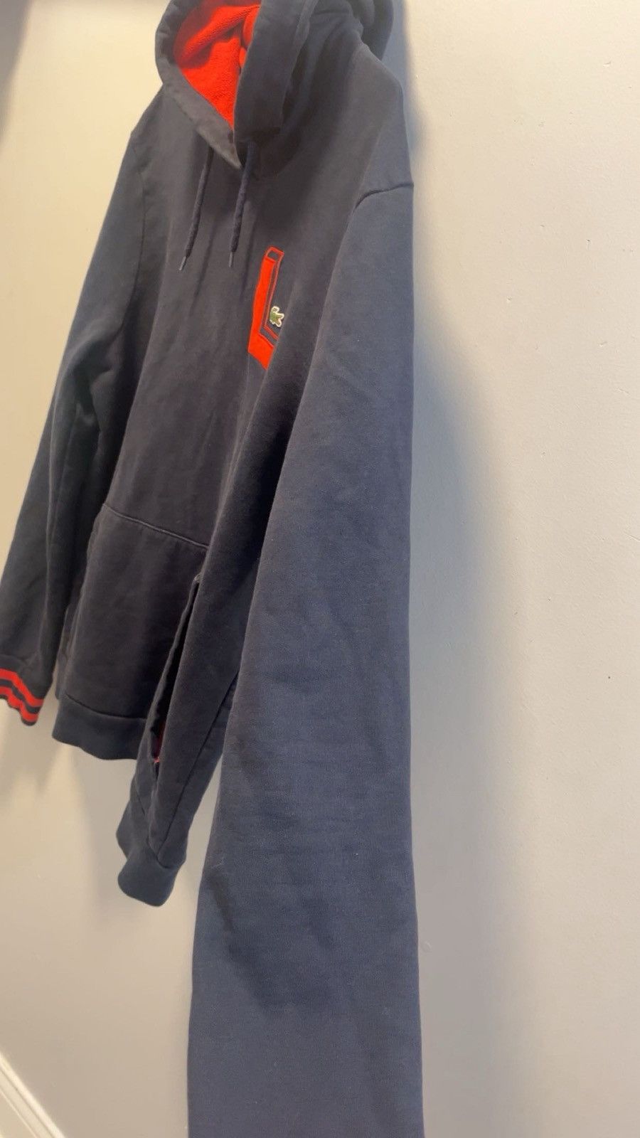 Lacoste Slim fit navy blue hoodie Size US L / EU 52-54 / 3 - 7 Thumbnail