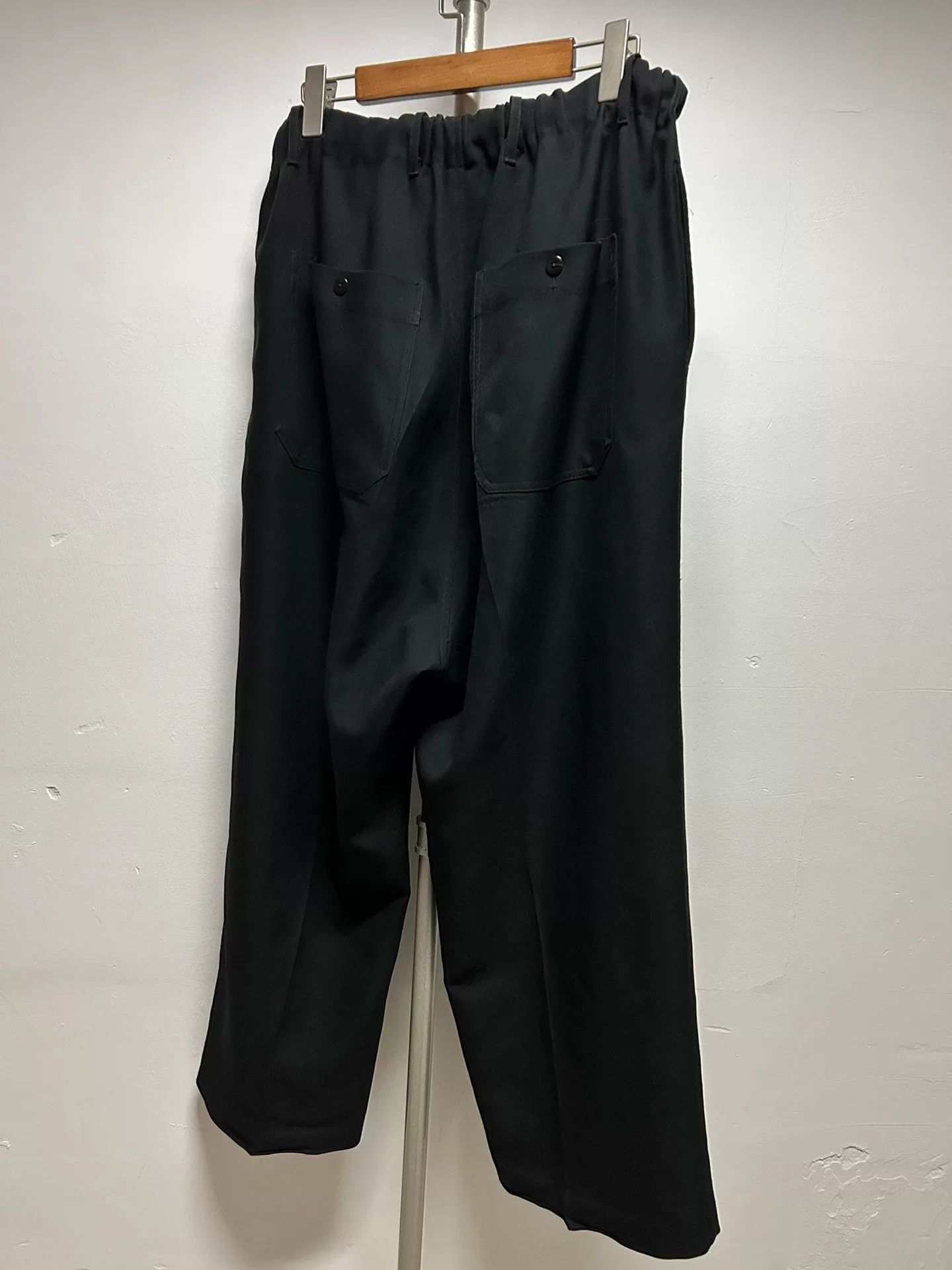Random Identities Random Identities Wool Wide-Leg Trousers Size US 30 / EU 46 - 4 Thumbnail