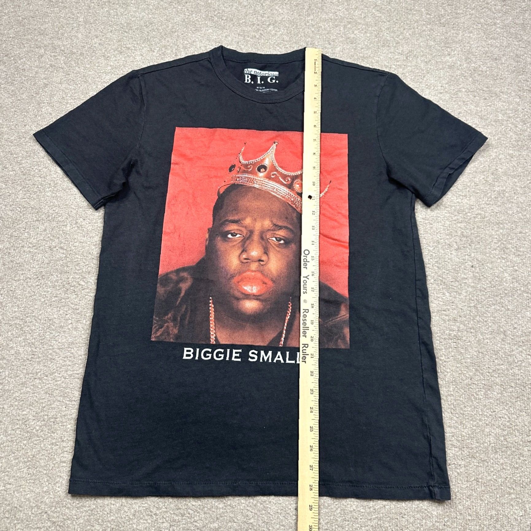 Vintage The Notorious BIG T Shirt Mens M Black Short Sleeve Hip Hop Rap Tee Size US M / EU 48-50 / 2 - 3 Thumbnail