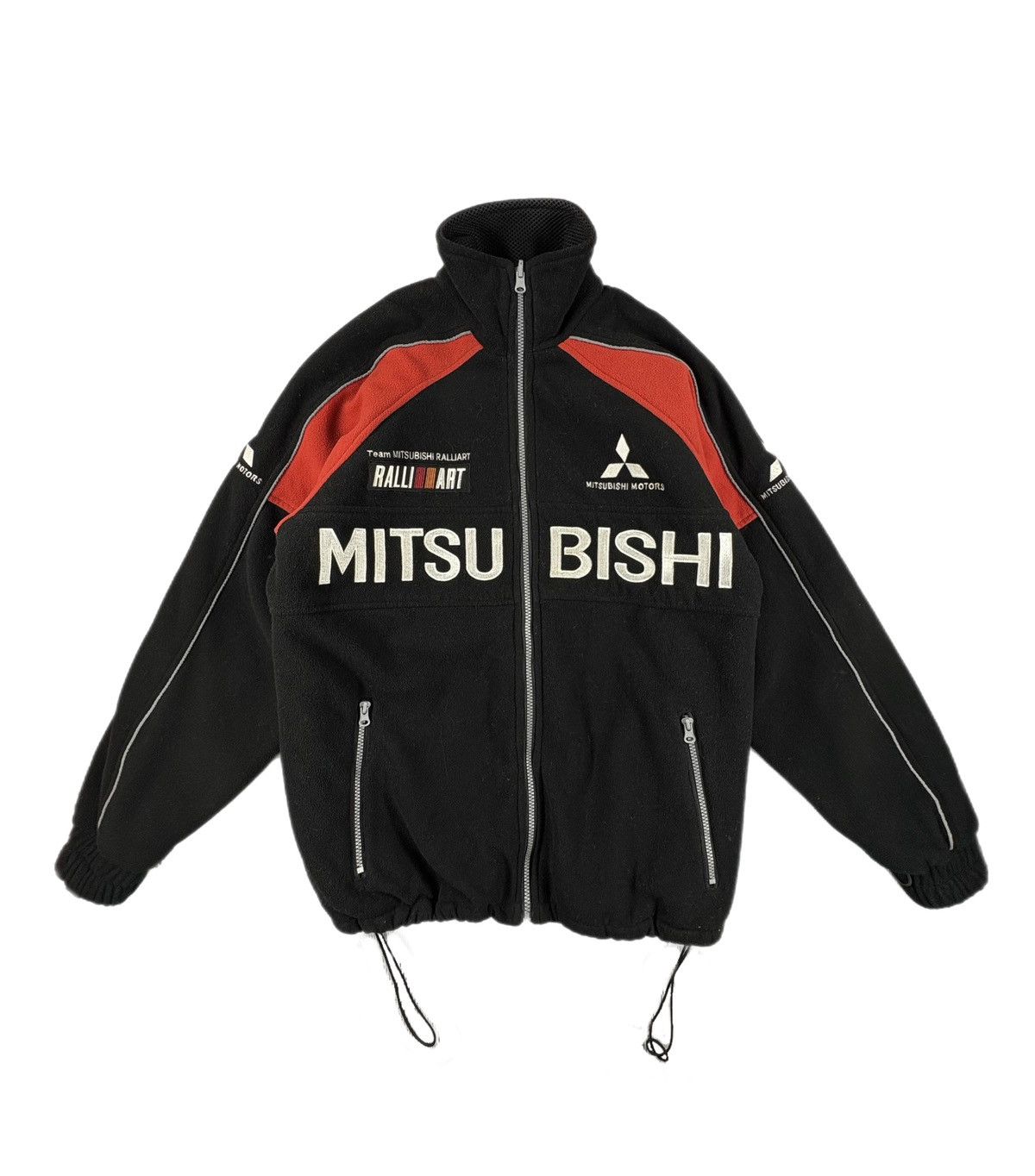 Japanese Brand Mitsubishi RALLIART fleece racing jacket vintage Size US M / EU 48-50 / 2 - 1 Thumbnail