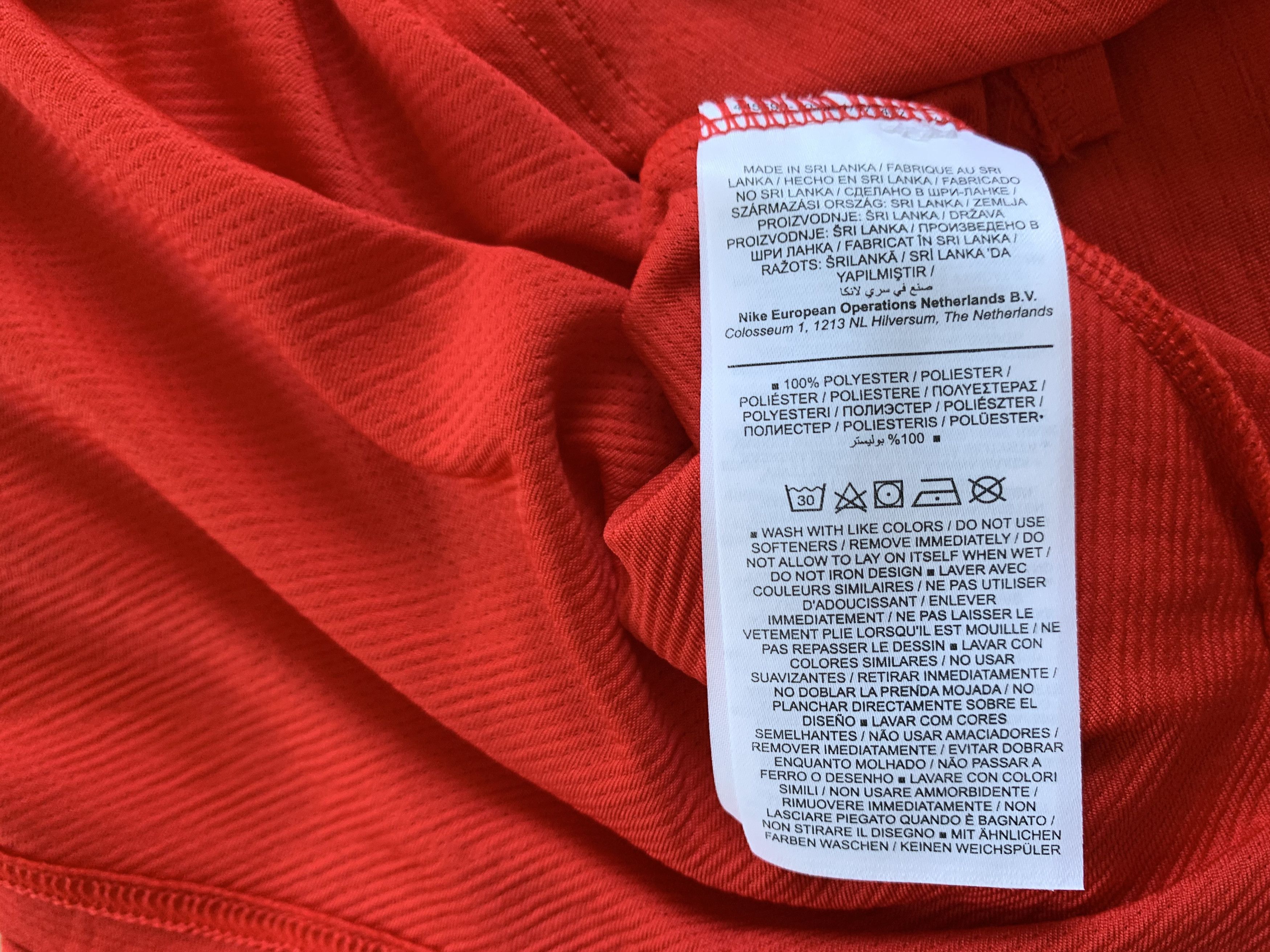 Nike Nike Standard Fit Red Sport T Shirt Size US XXL / EU 58 / 5 - 8 Thumbnail