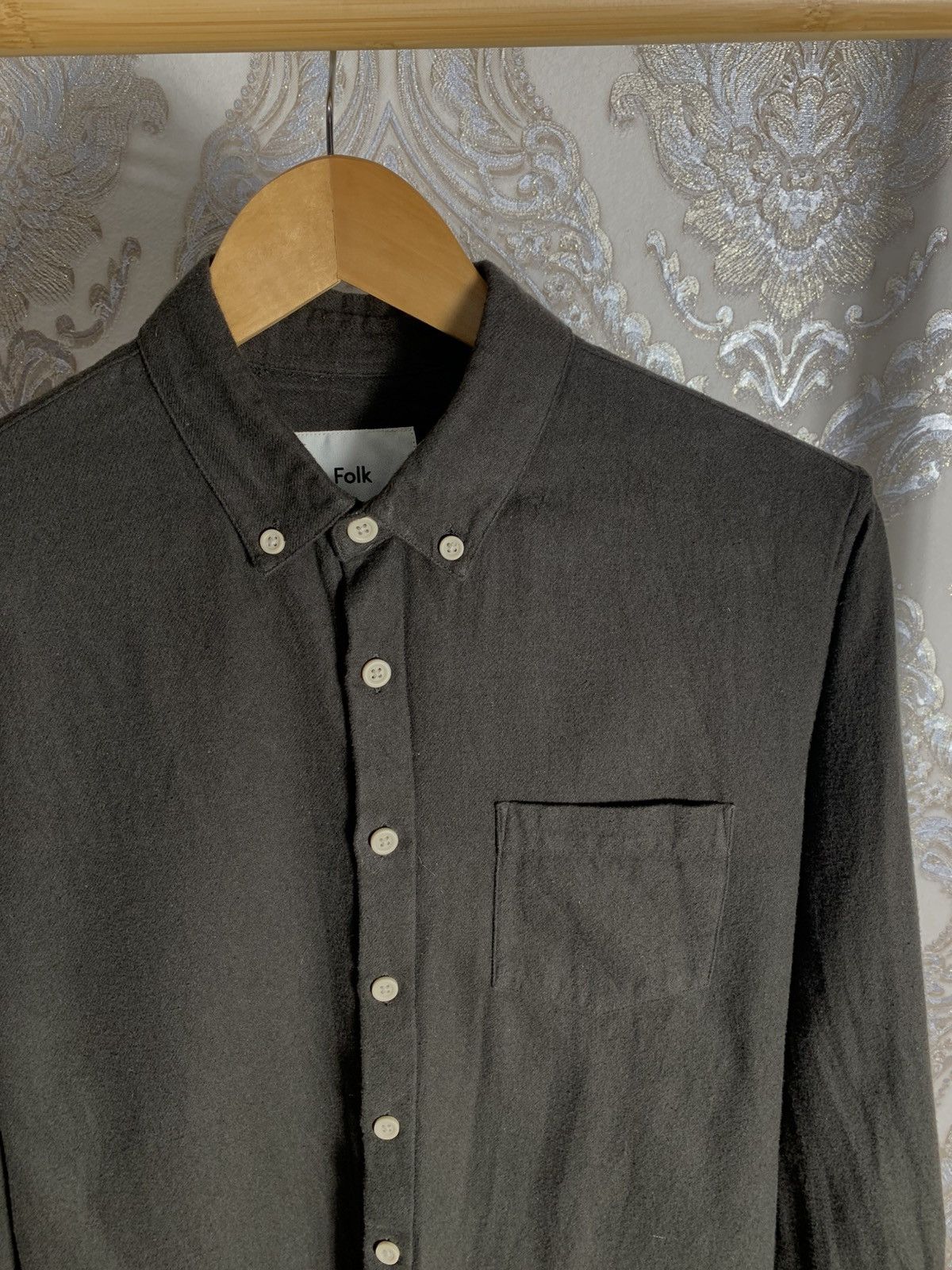Folk VINTAGE FOLK CASUAL DESIGNER WOOL SHIRT JAPAN STYLE Y2K 90s Size US S / EU 44-46 / 1 - 2 Thumbnail