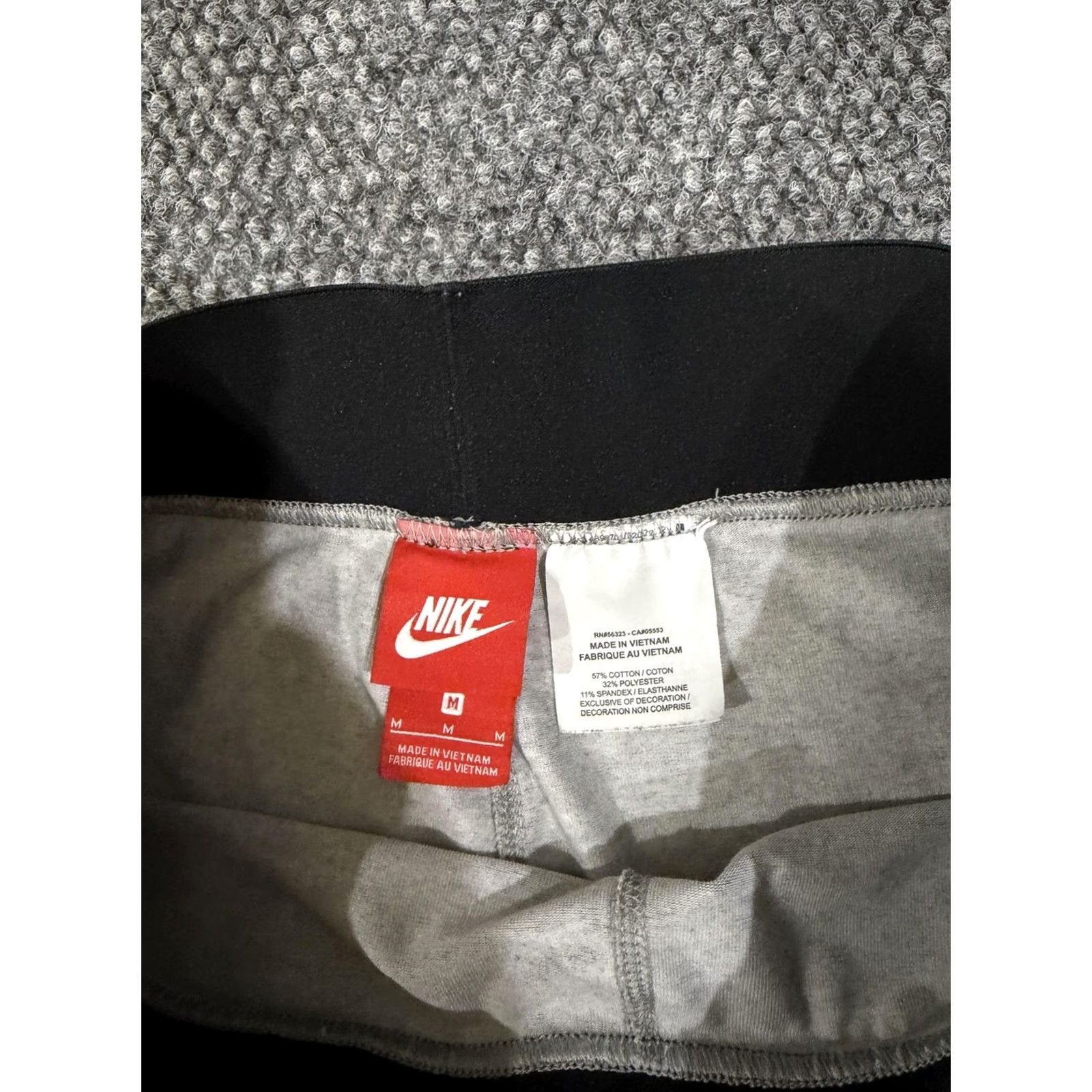 Nike Nike Leggings Womens M Gray Ankle Athletic Sportswear Logo Yoga Gym Training Pants Size 32" / US 10 / IT 46 - 6 Thumbnail